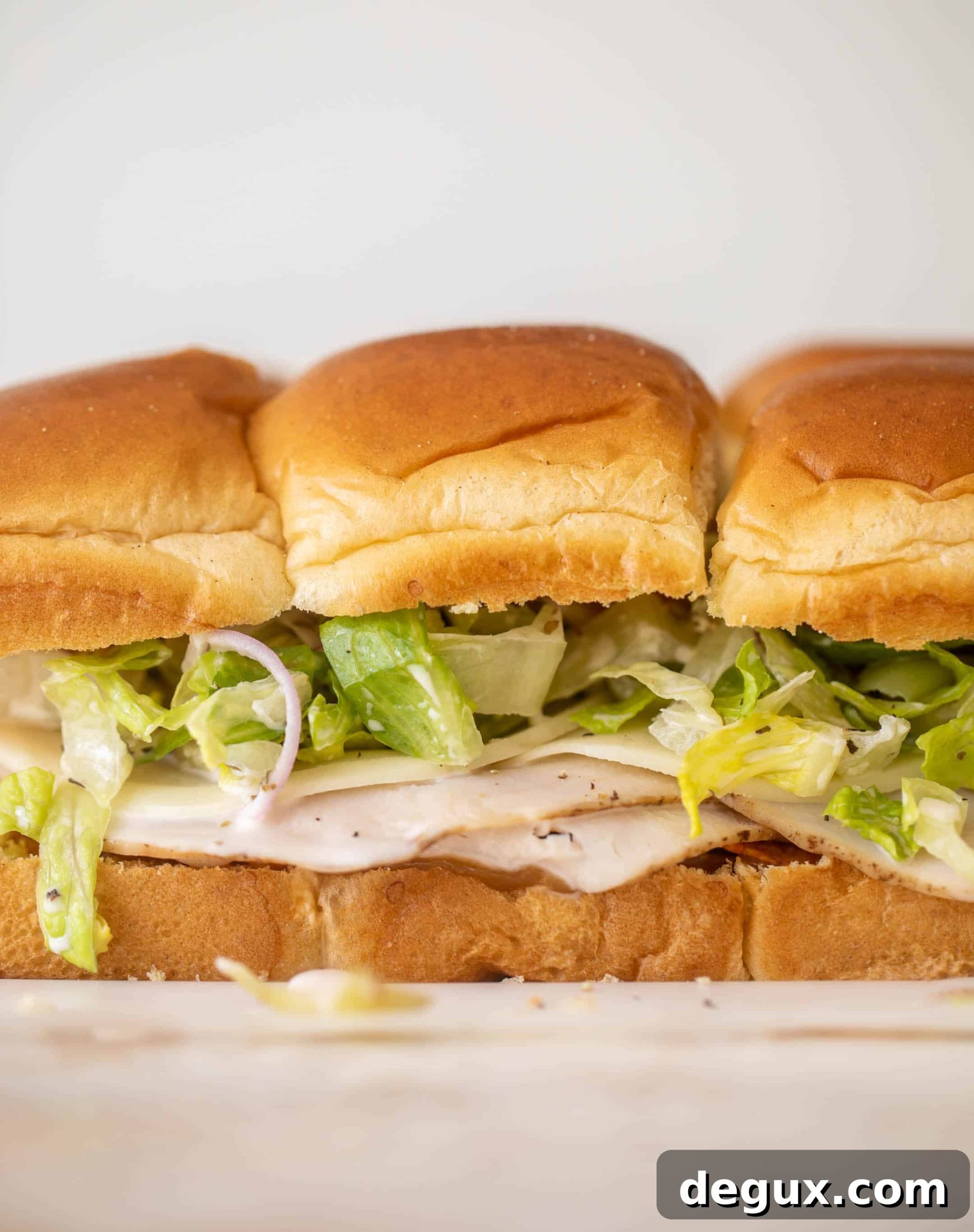 smoked turkey summer sliders