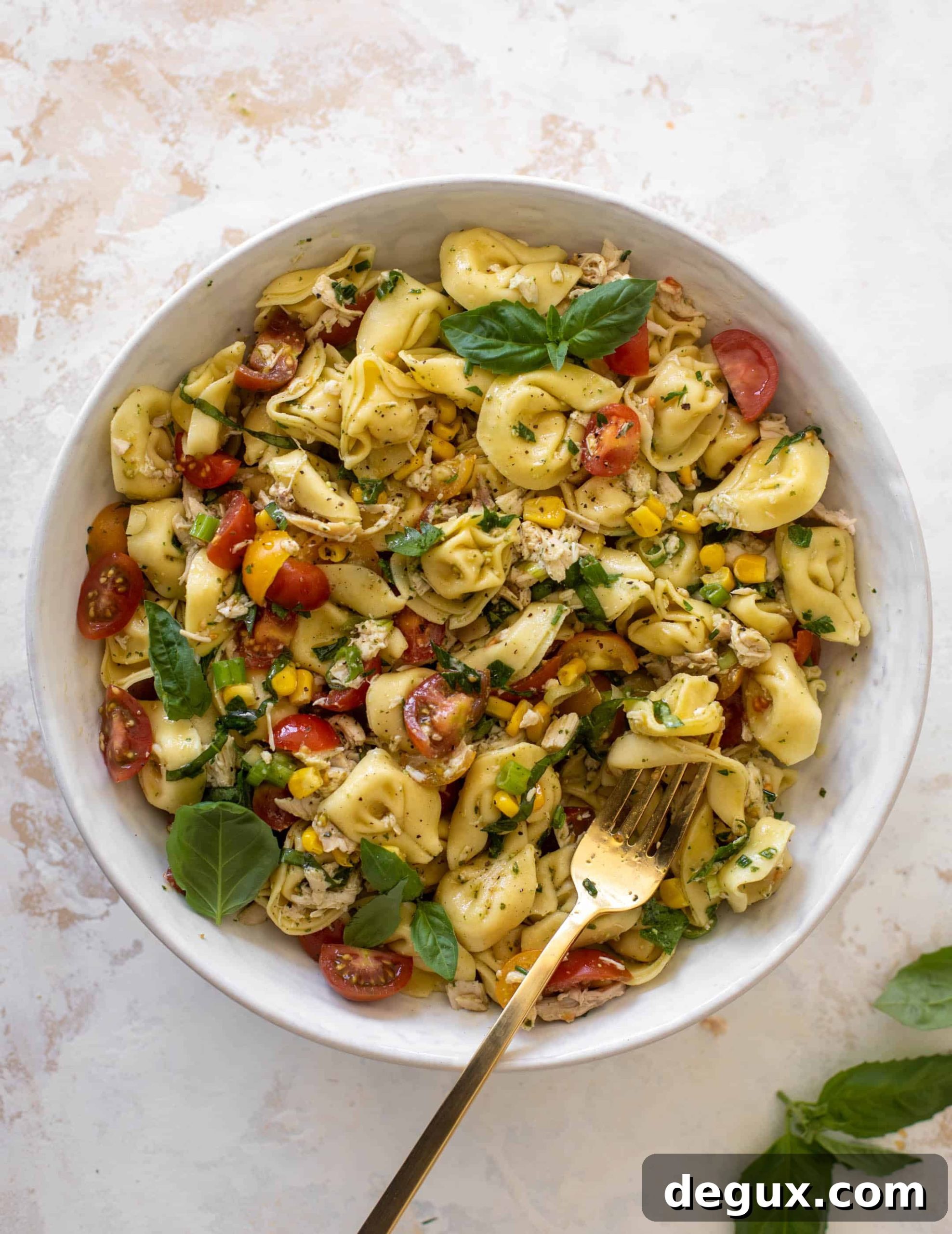 summer chicken tortellini pasta salad