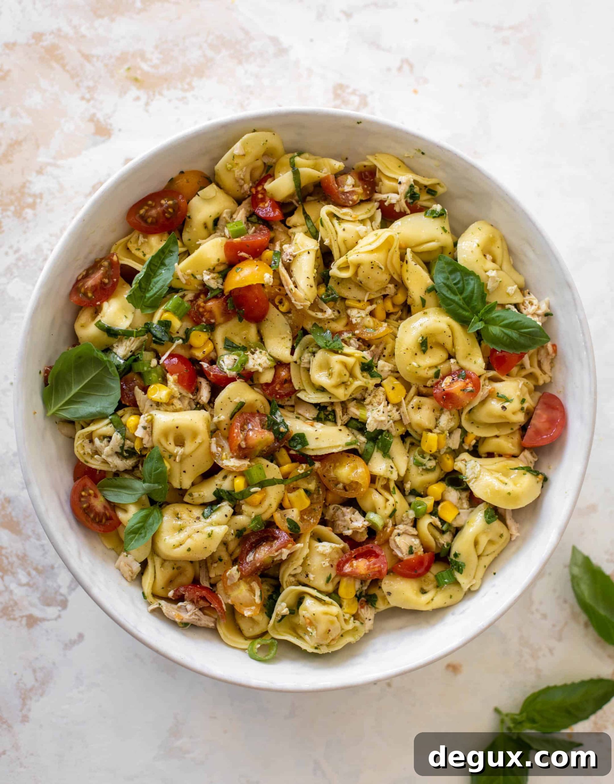summer chicken tortellini pasta salad