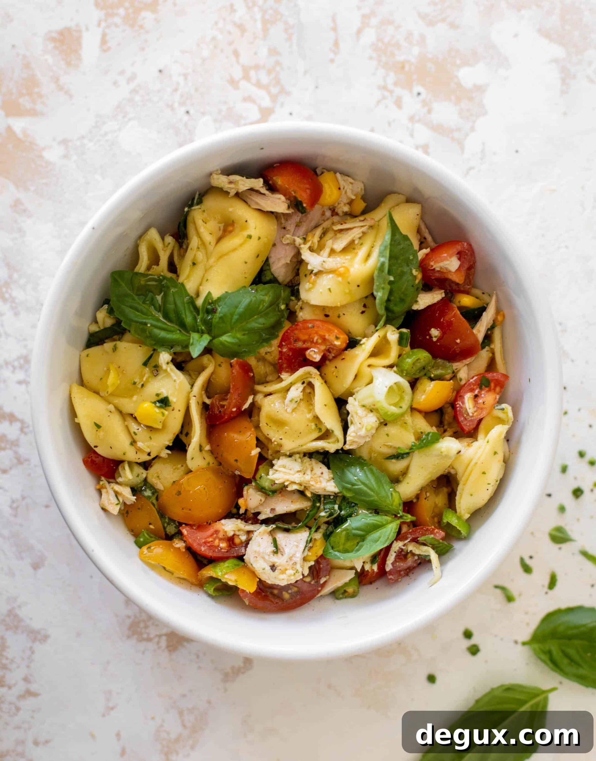 summer chicken tortellini pasta salad