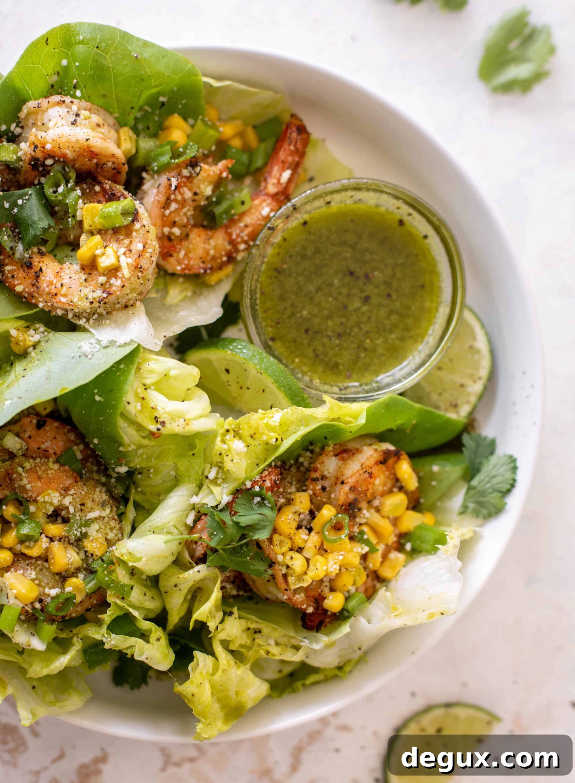 grilled shrimp lettuce wraps