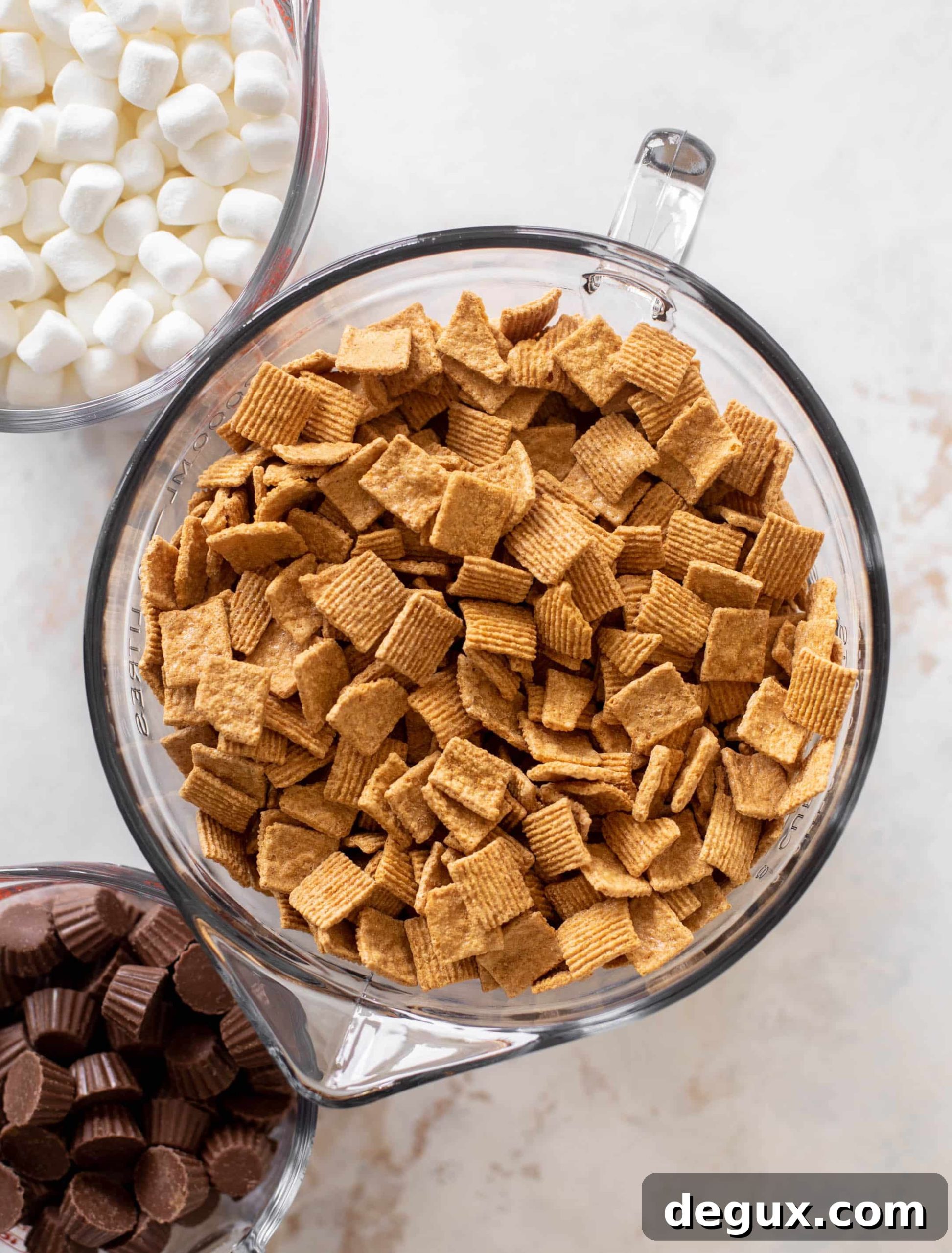 peanut butter cup golden grahams smores bars