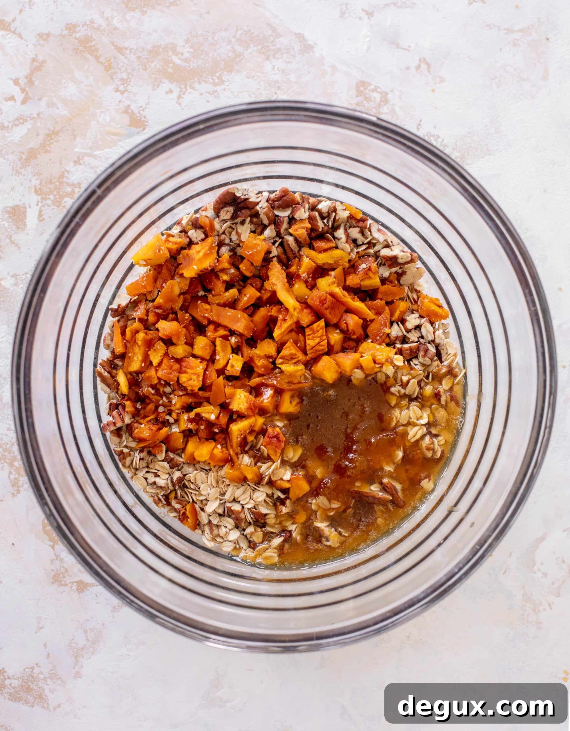 peach cobbler granola