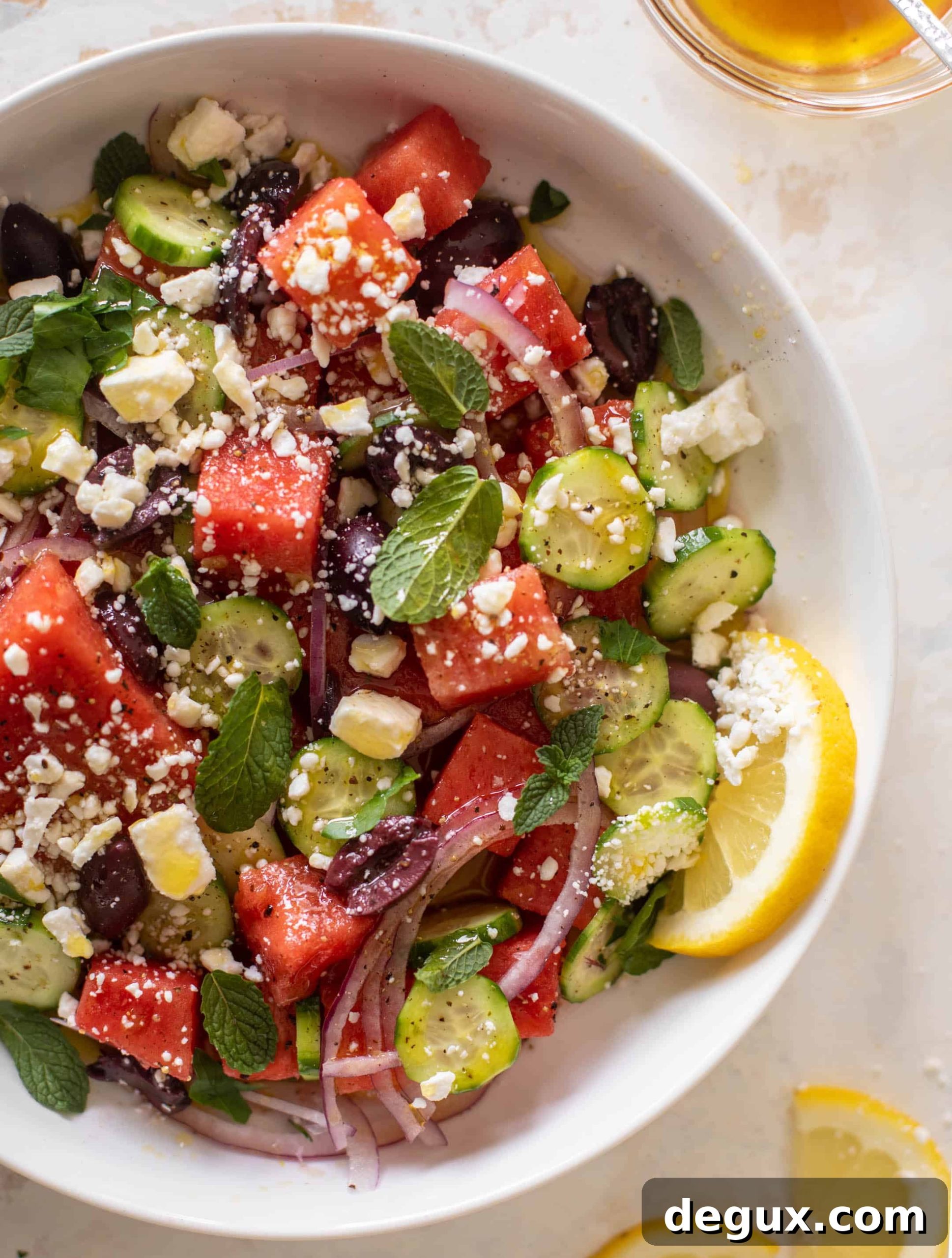 15-Minute Watermelon and Greek Feta Salad Recipe 11 watermelon greek salad