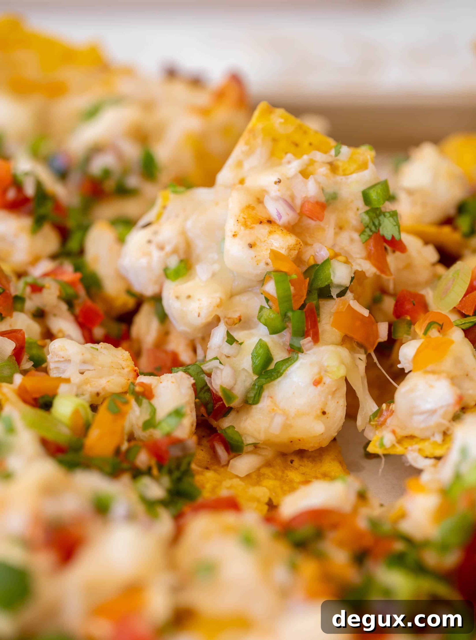 summer crab nachos