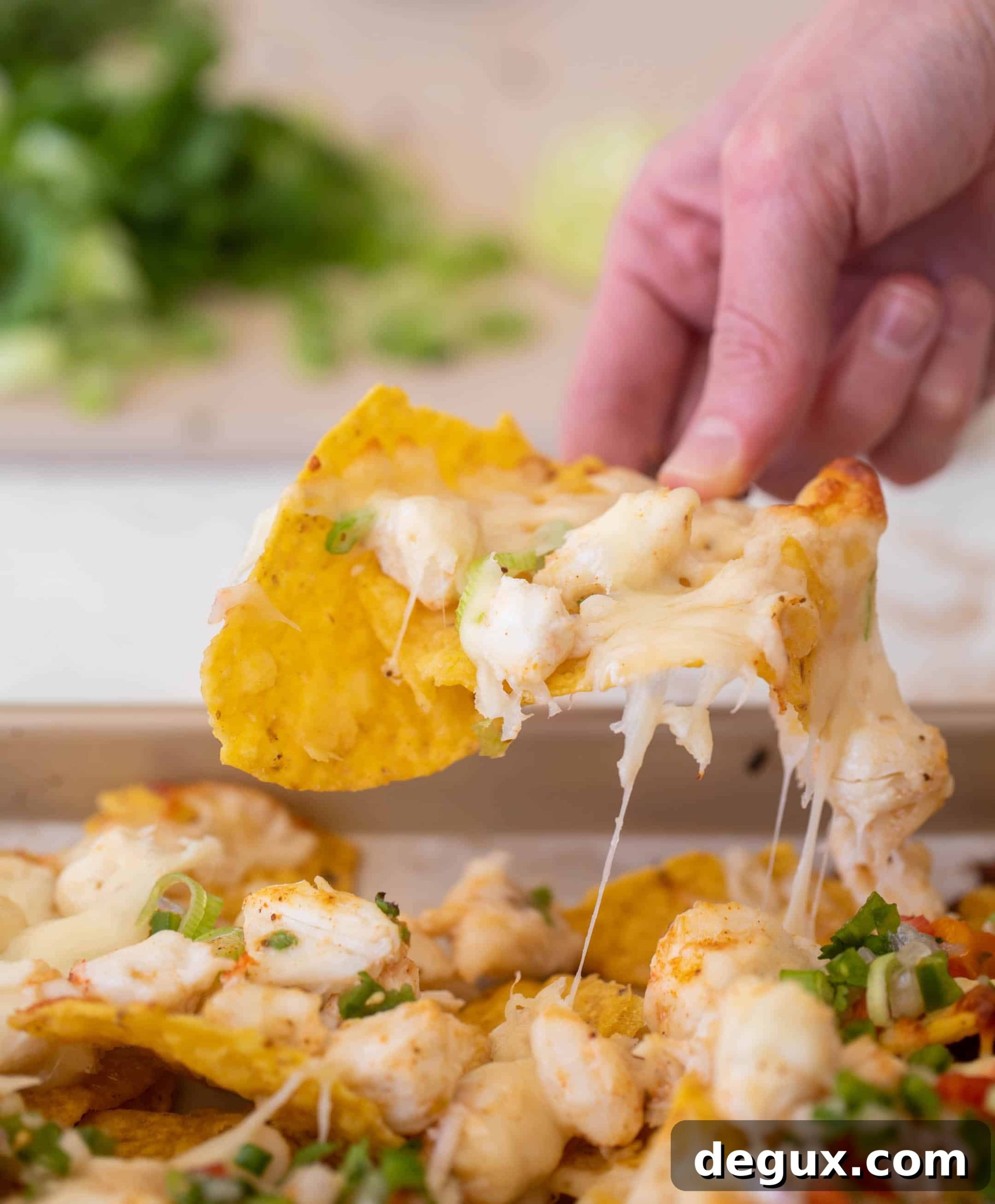 summer crab nachos