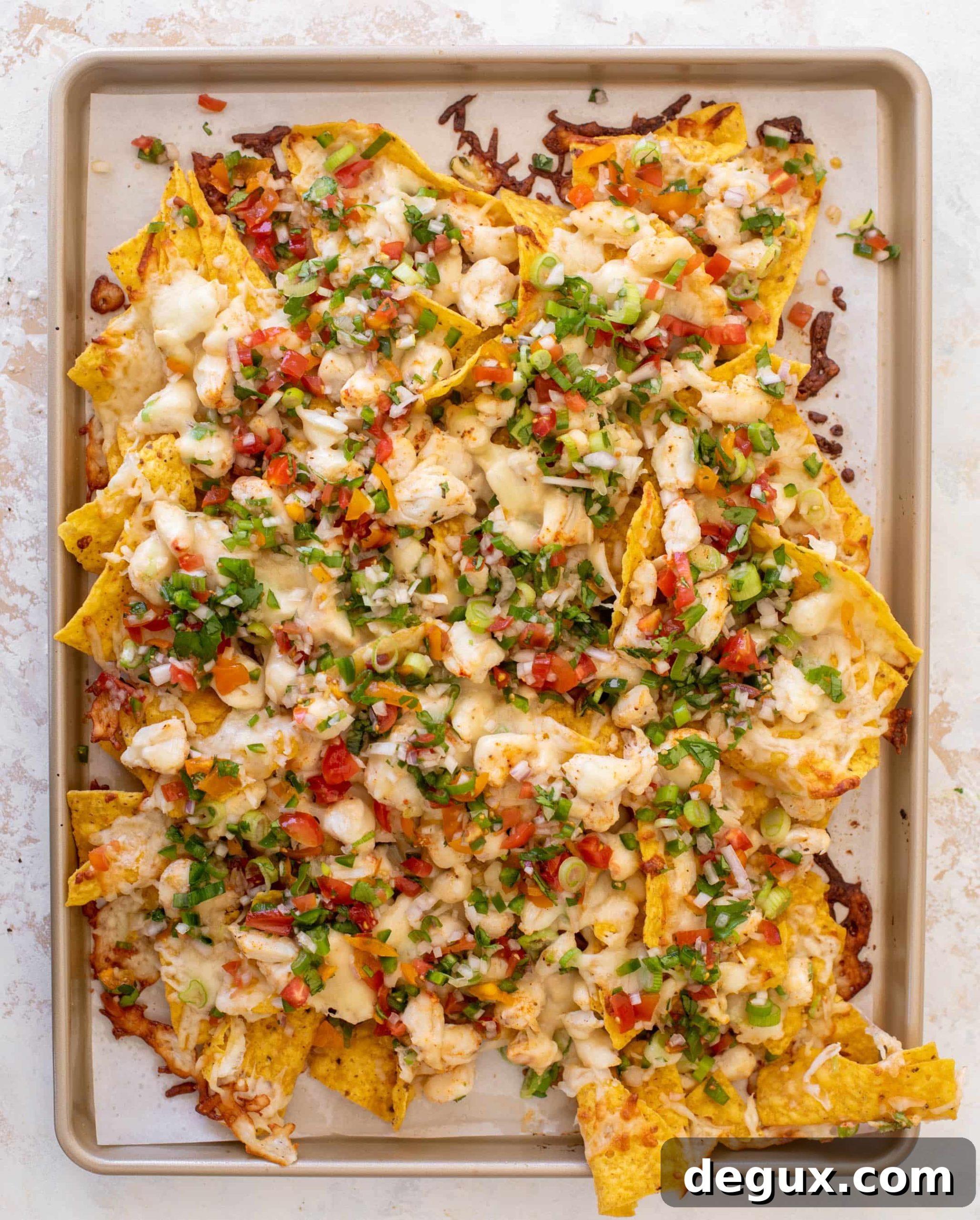 summer crab nachos