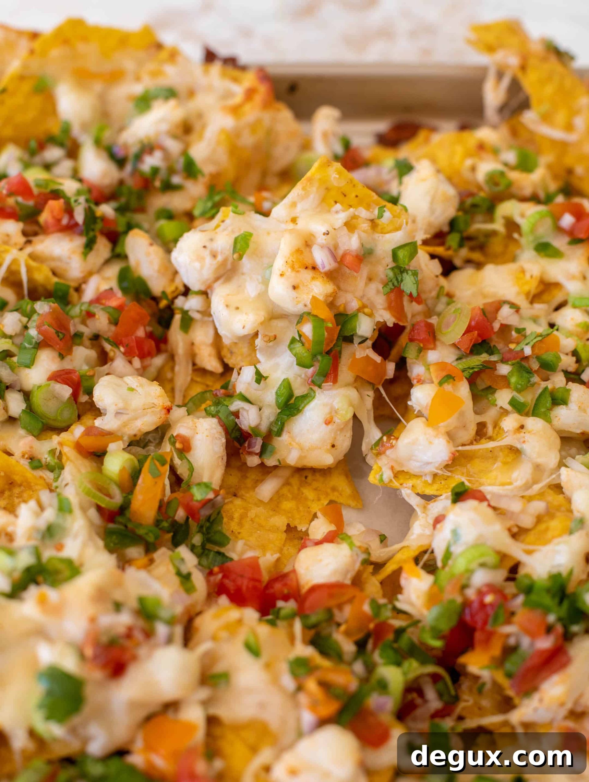 summer crab nachos