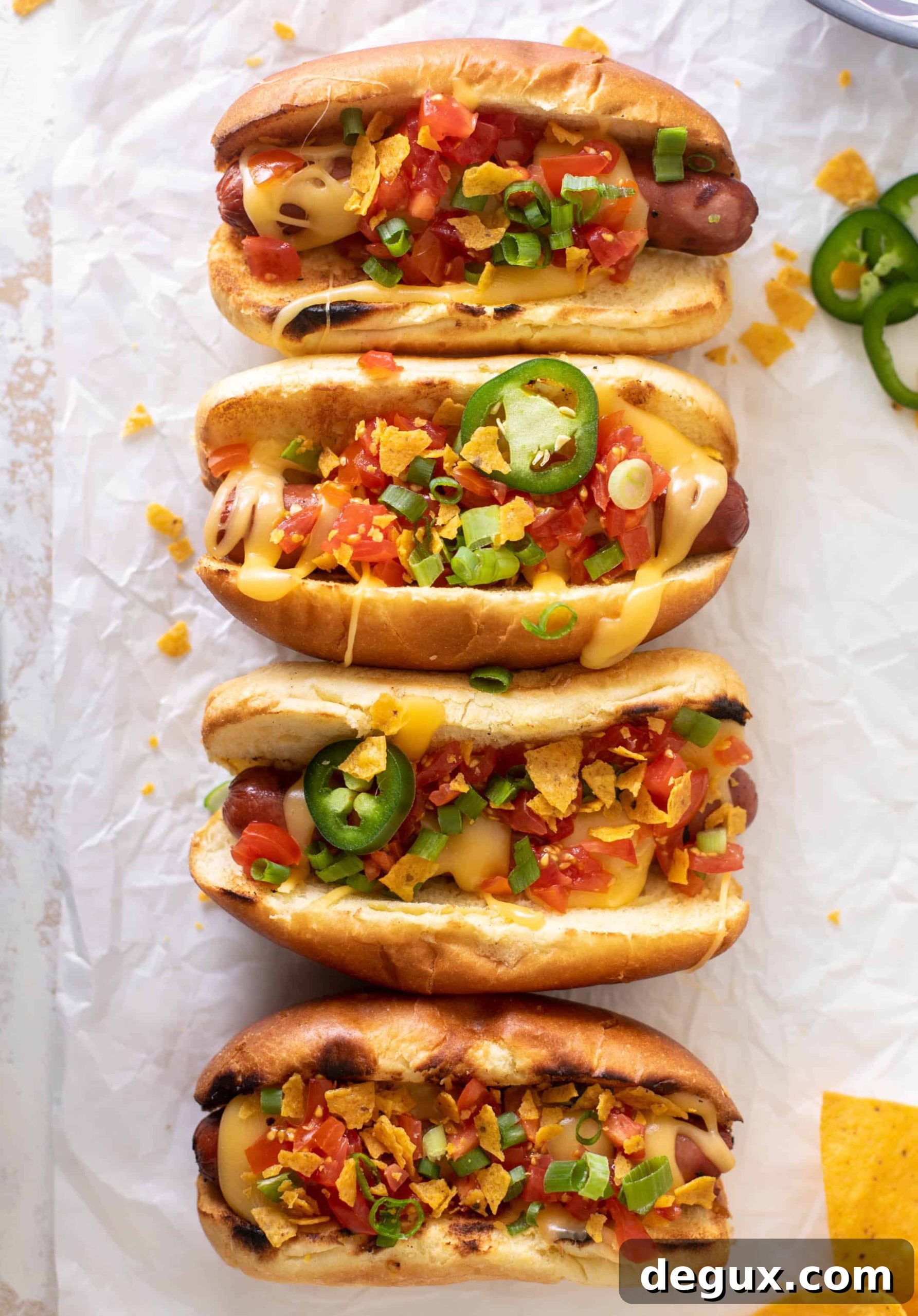 Crunchy Tortilla Queso Hot Dogs: Loaded Tex‑Mex Recipe 10 tortilla crunch queso hot dogs