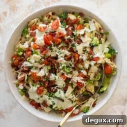 Broccoli BLT Pasta Salad with Asiago Ranch Dressing 12 img 94208 11