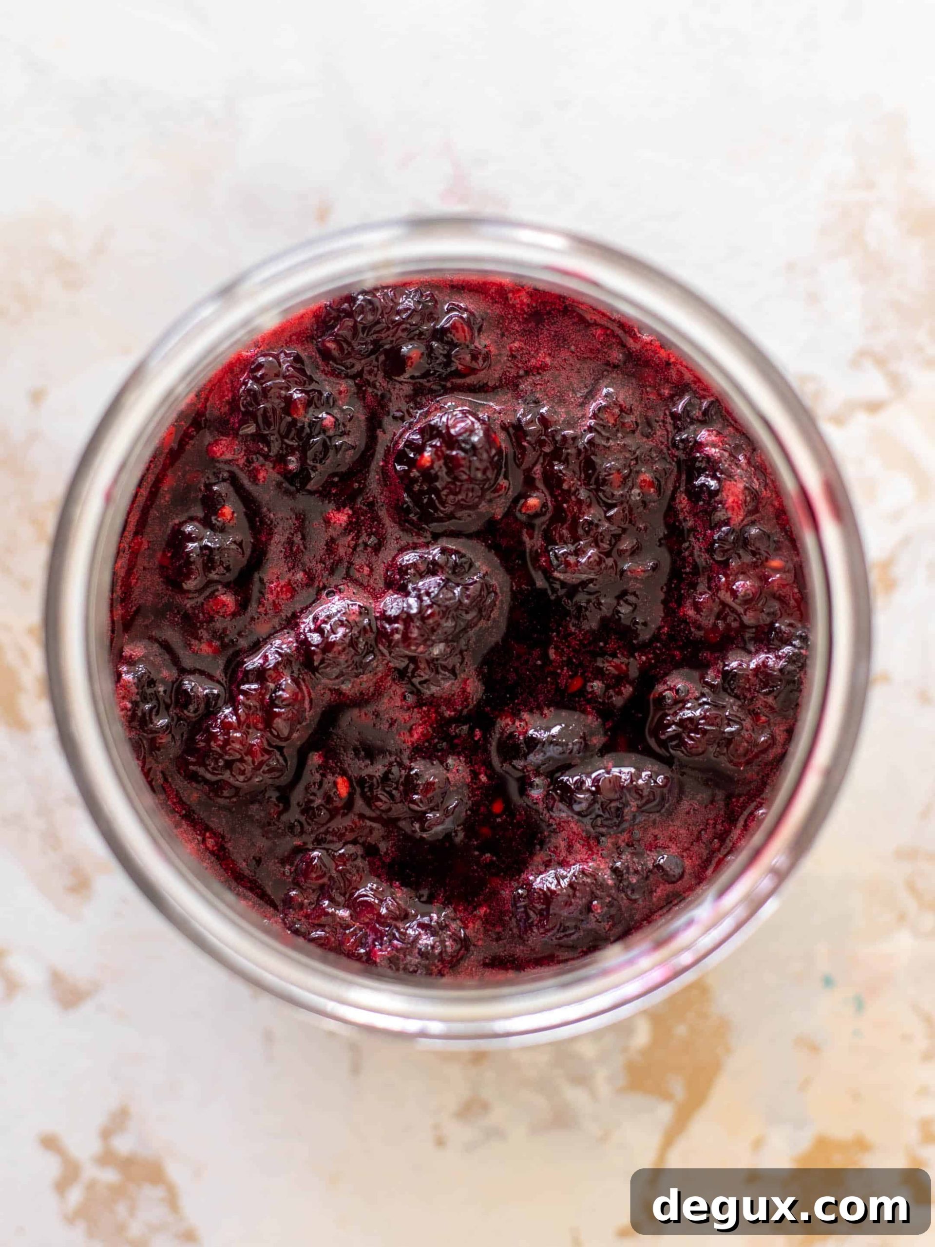 blackberry chip overnight oats