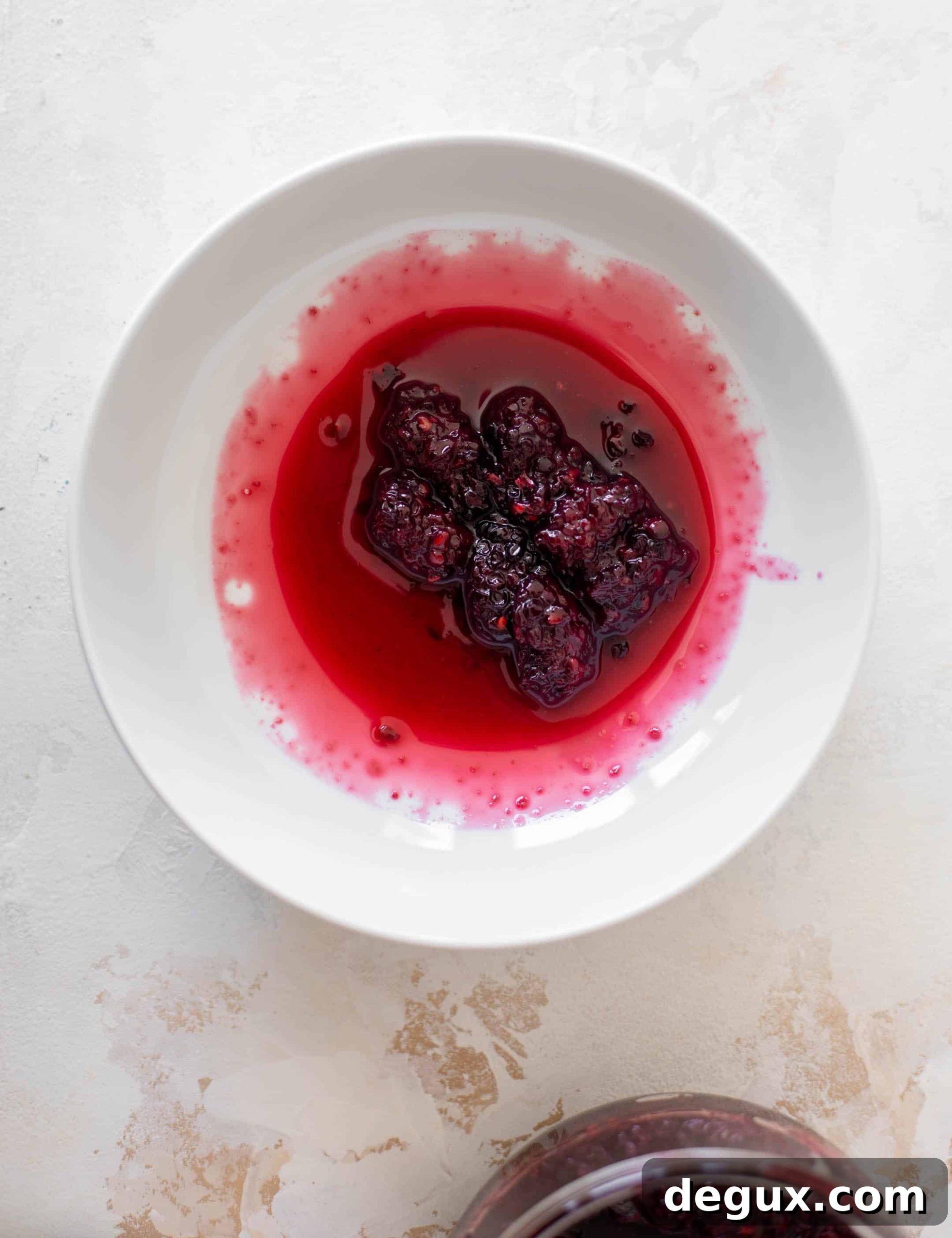 blackberry chip overnight oats