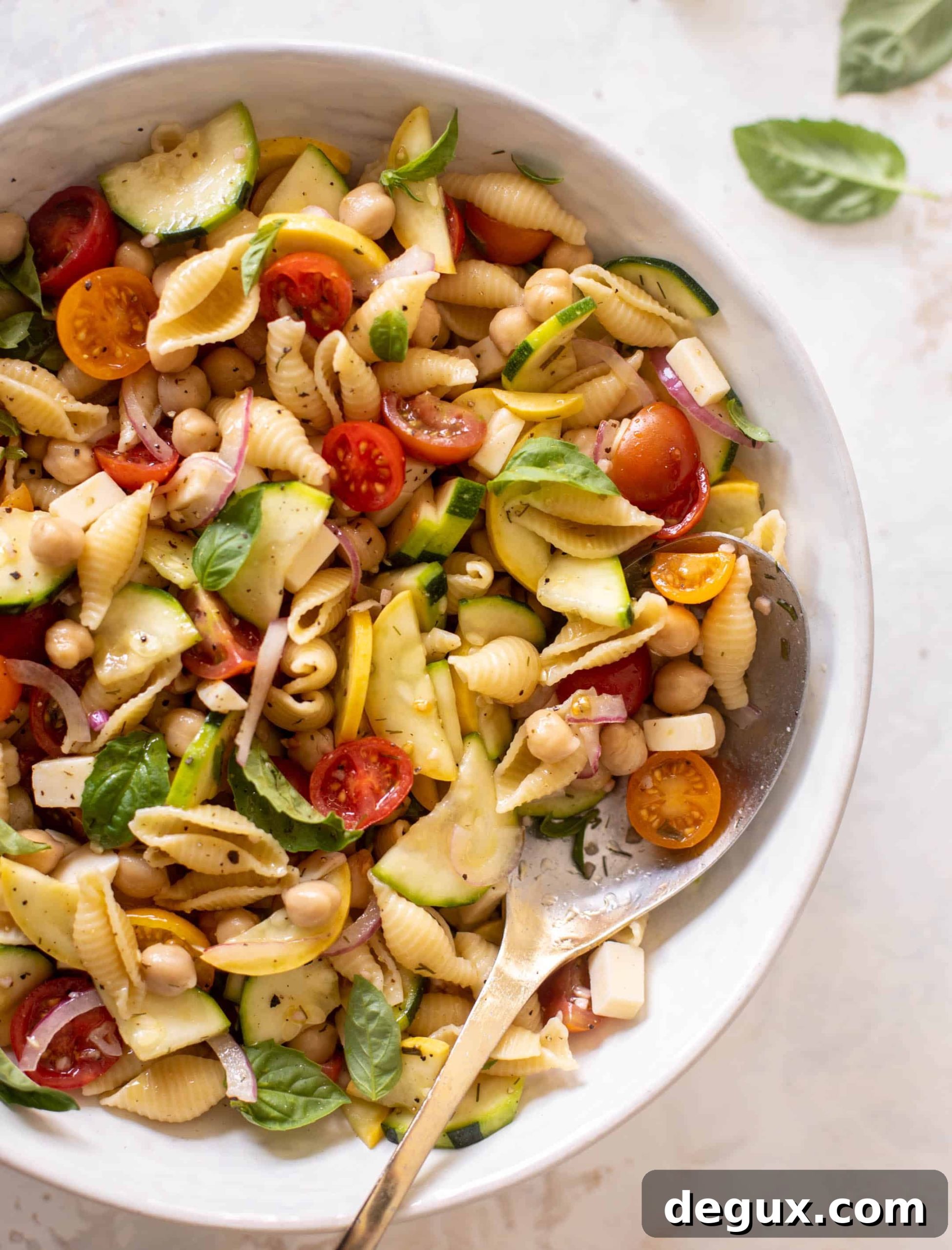 Summer Chickpea Pasta Salad Recipe You’ll Love 2 summer chickpea pasta salad