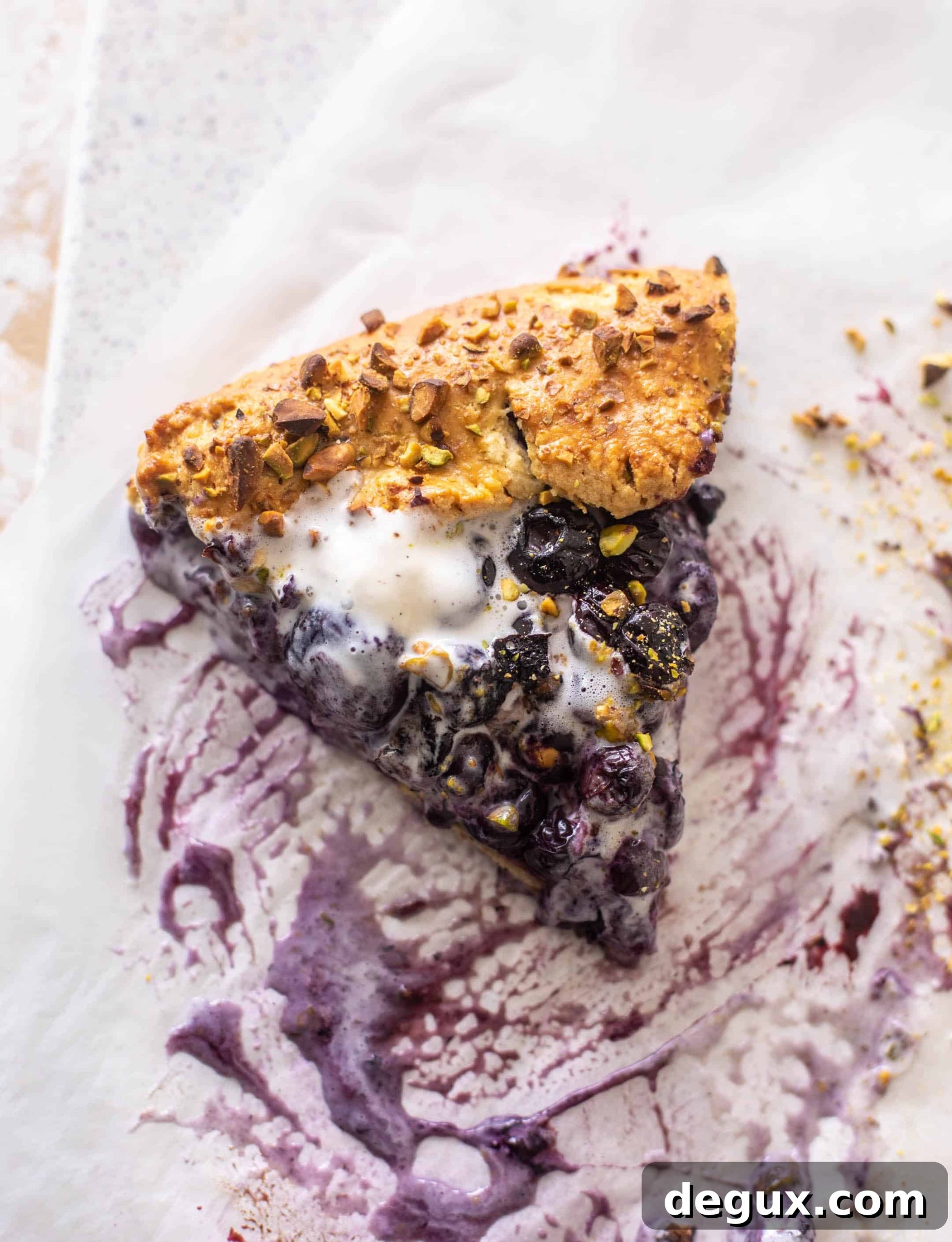 Blueberry Pistachio Galette Recipe for Flaky Rustic Tarts 2 img 94401 1 scaled