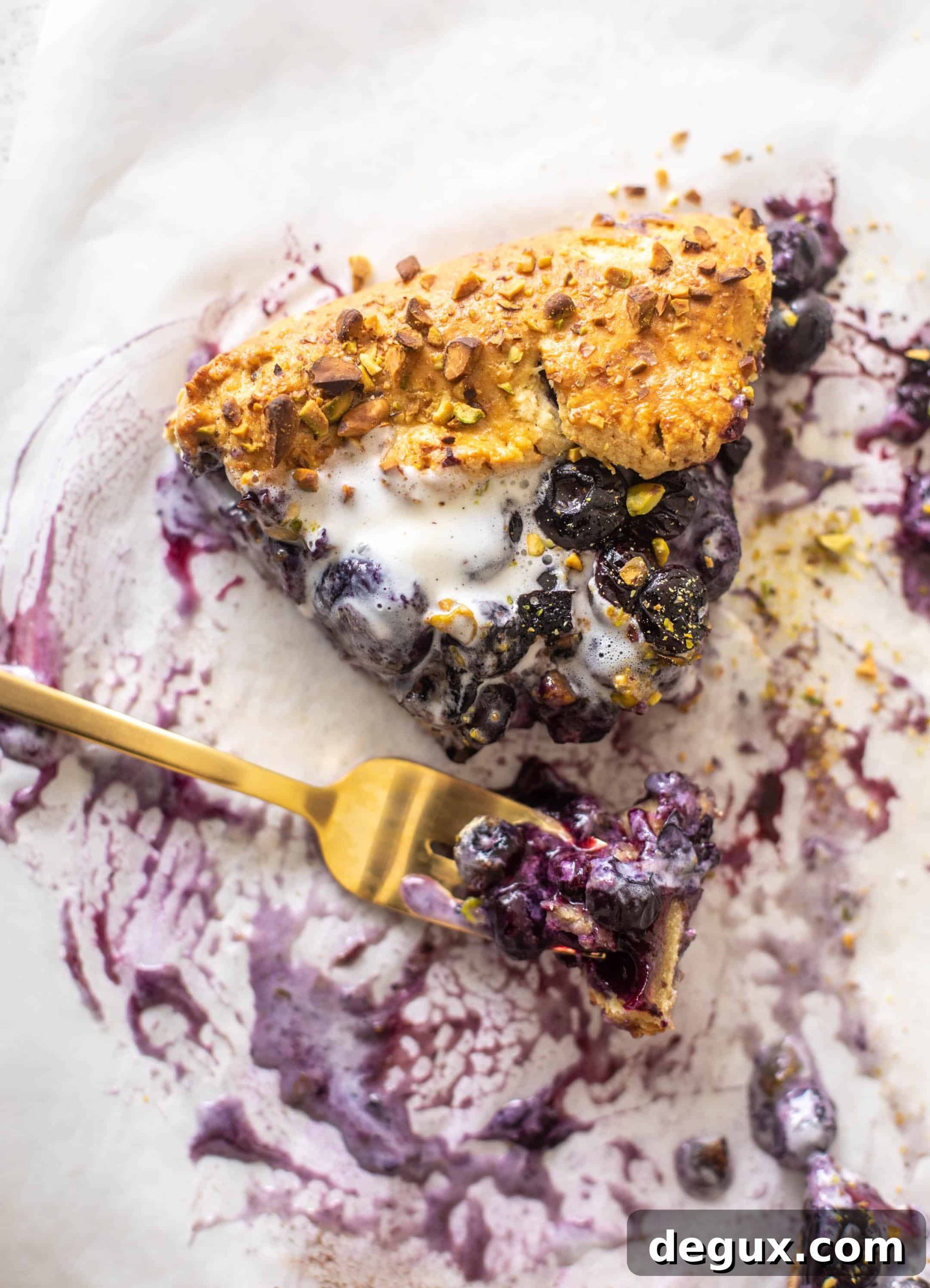 Blueberry Pistachio Galette Recipe for Flaky Rustic Tarts 13 img 94401 12 scaled