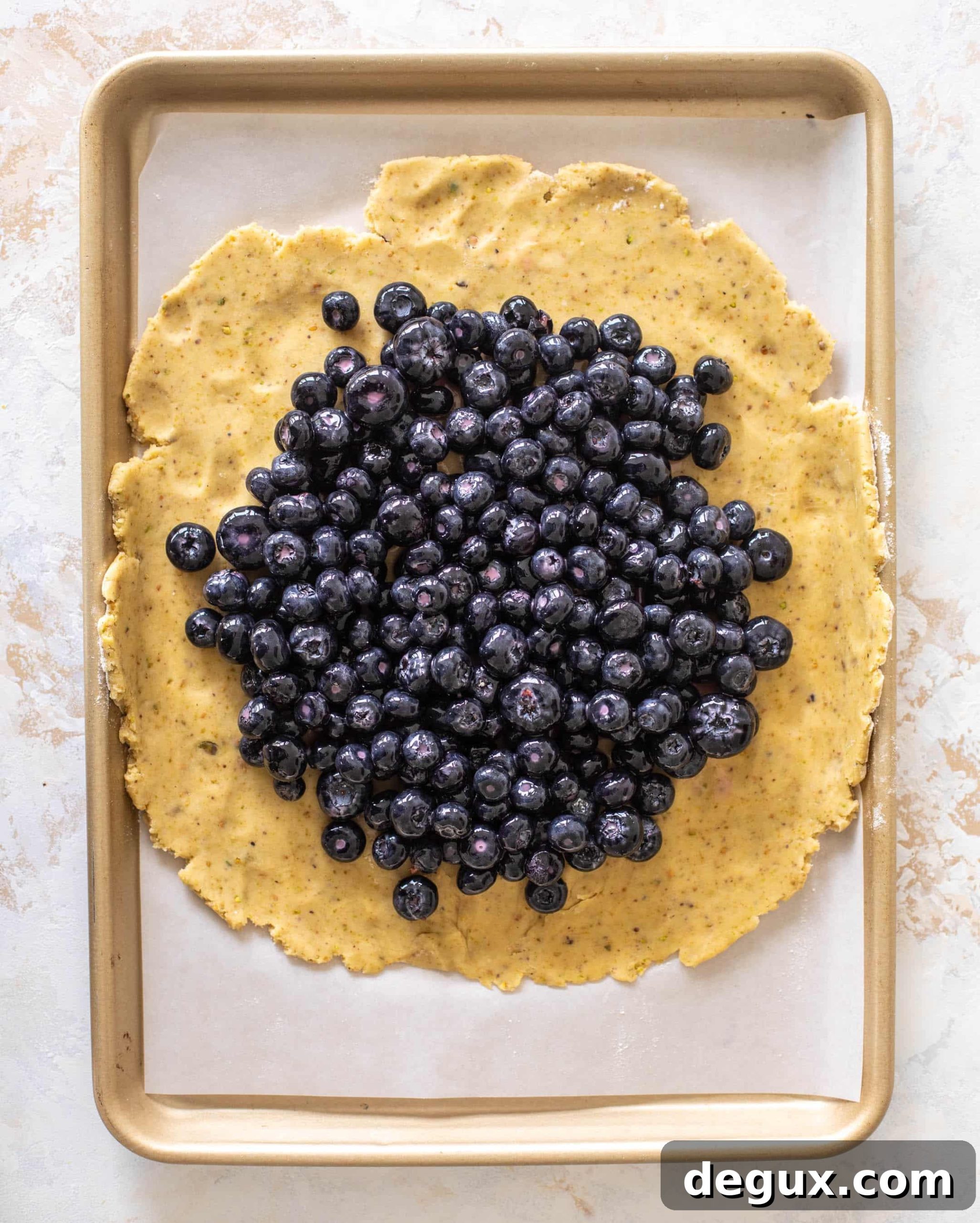 Blueberry Pistachio Galette Recipe for Flaky Rustic Tarts 3 img 94401 2 scaled