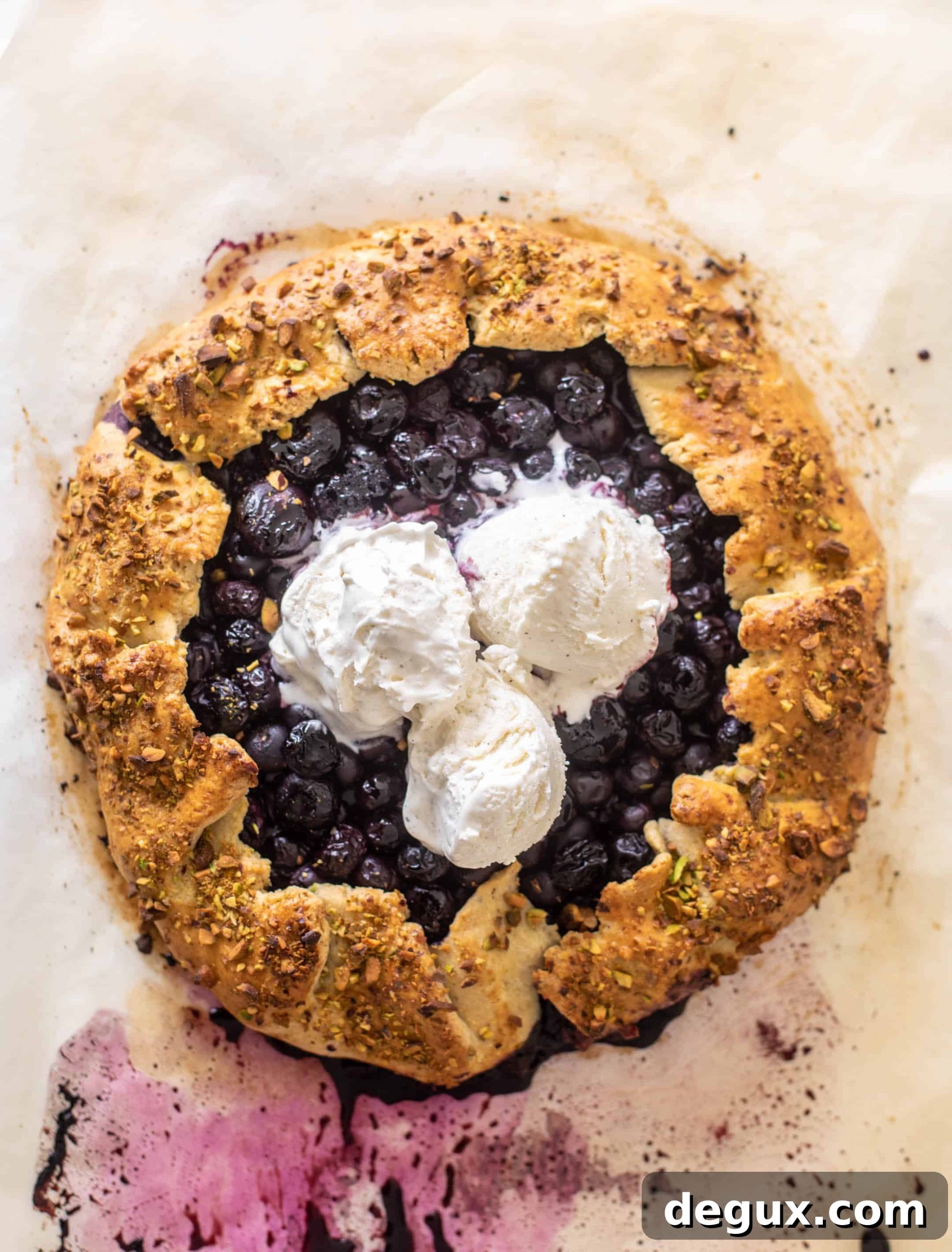 Blueberry Pistachio Galette Recipe for Flaky Rustic Tarts 7 img 94401 6 scaled