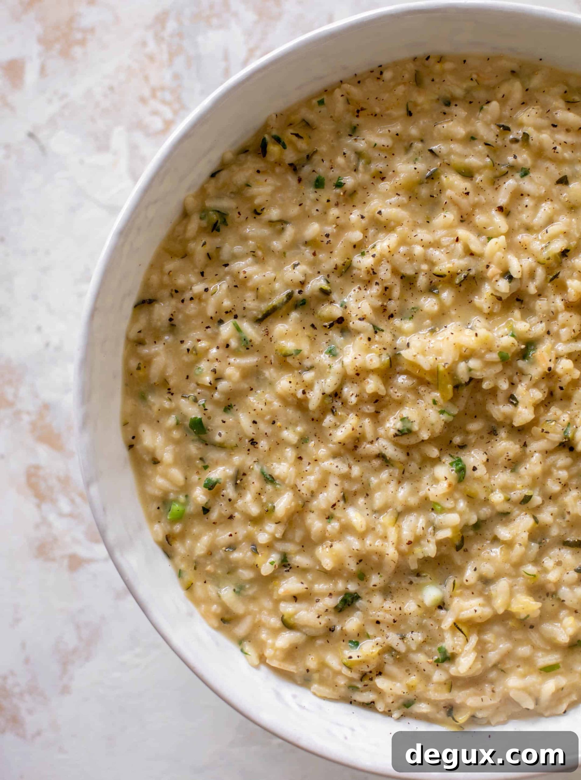 zucchini risotto