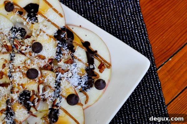 Apple nachos