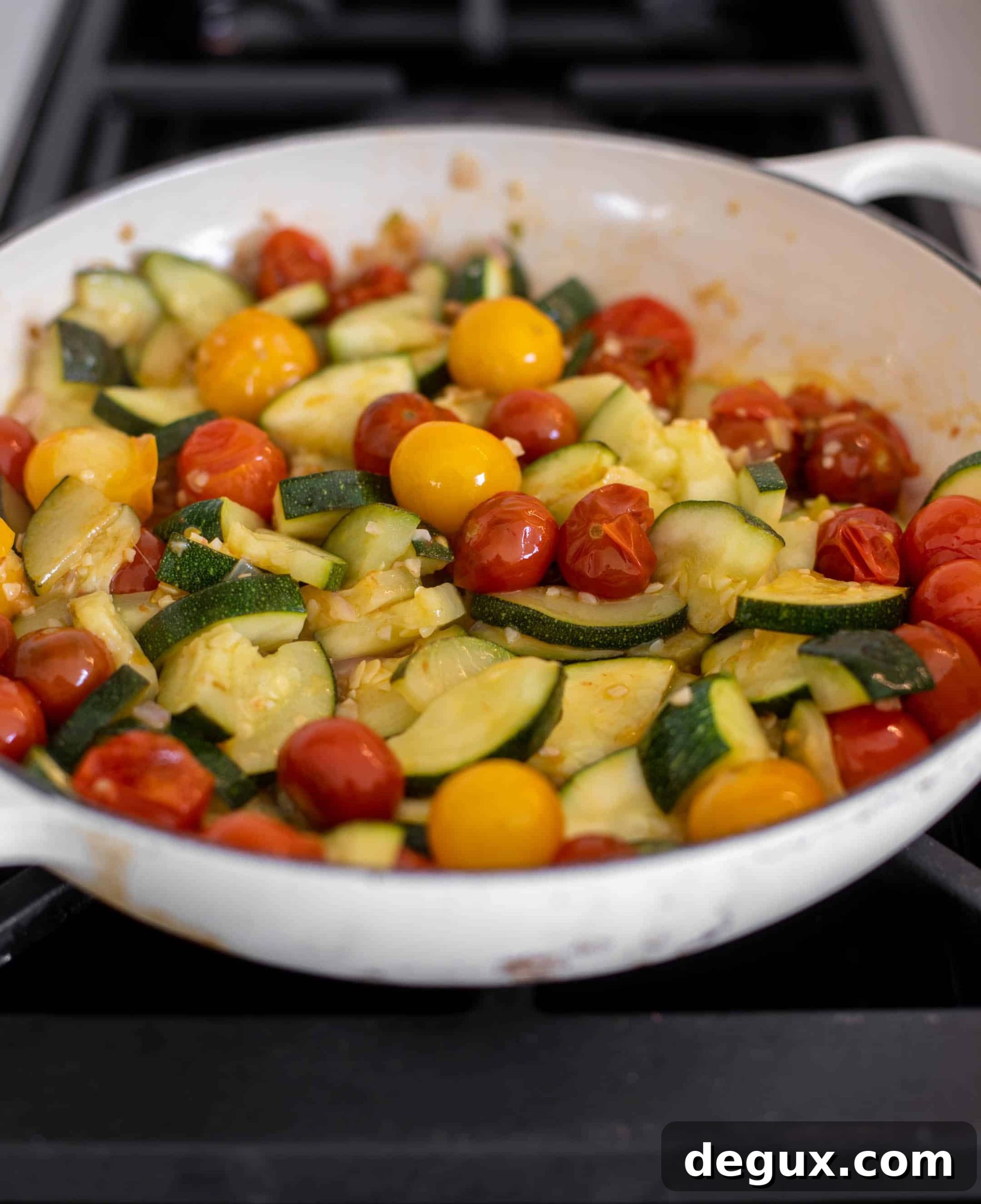 Summer Garden Gnocchi Skillet: Tomato, Basil & Mozzarella 4 summer garden skillet gnocchi