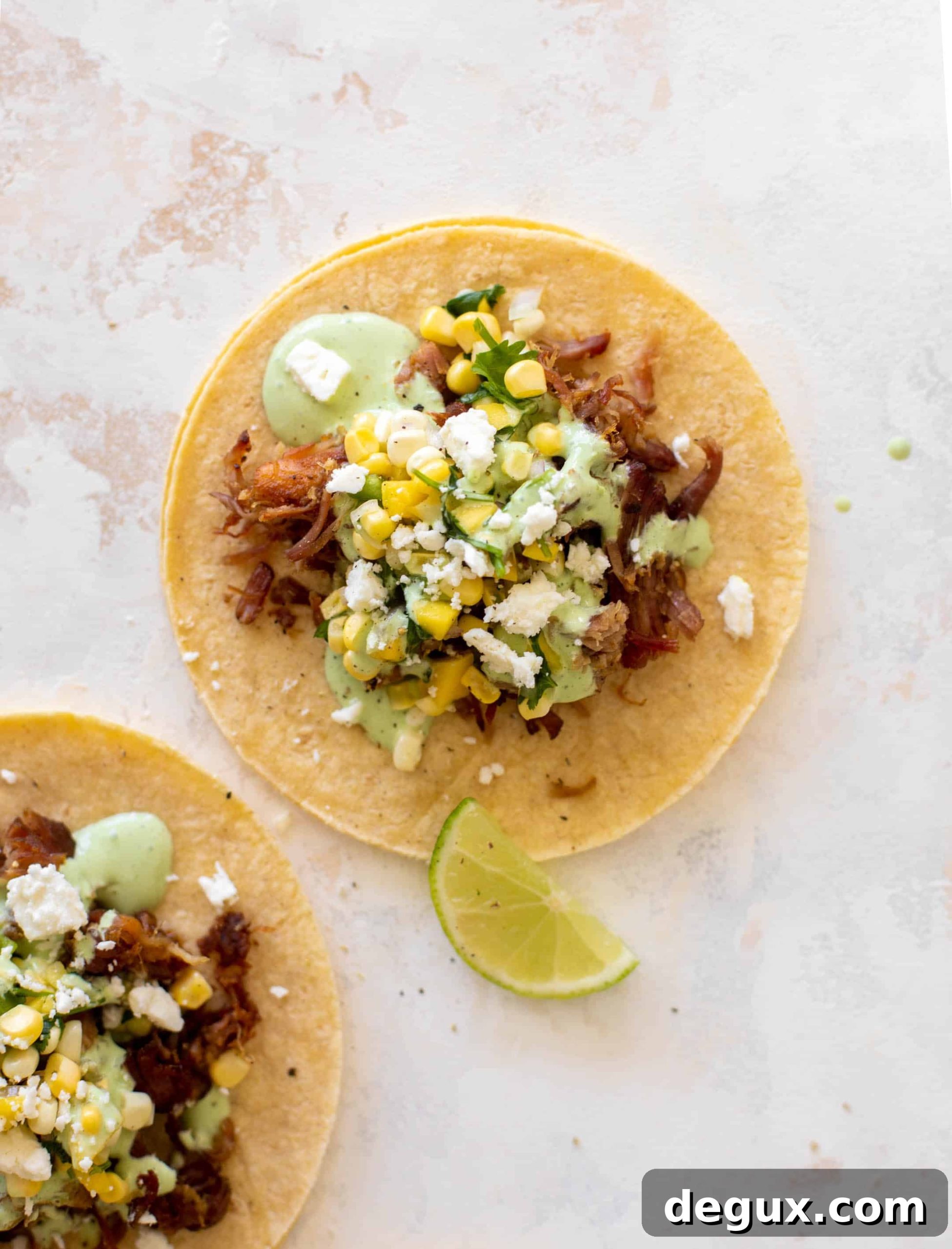 Crispy Carnitas with Fresh Summer Corn Salsa 7 crispy carnitas with summer corn salsa