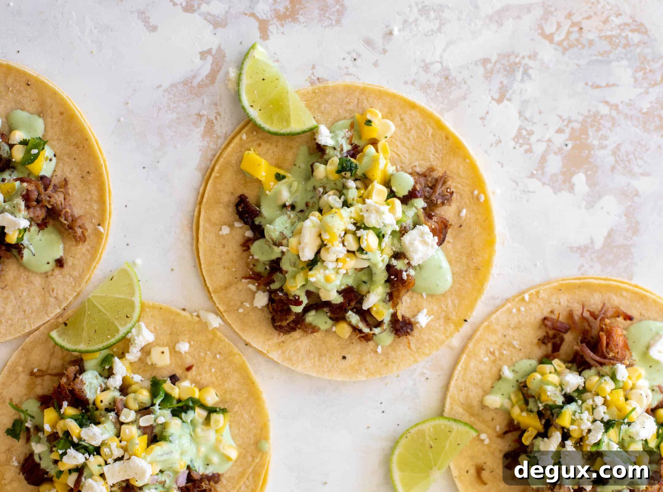 Crispy Carnitas with Fresh Summer Corn Salsa 9 crispy carnitas with summer corn salsa