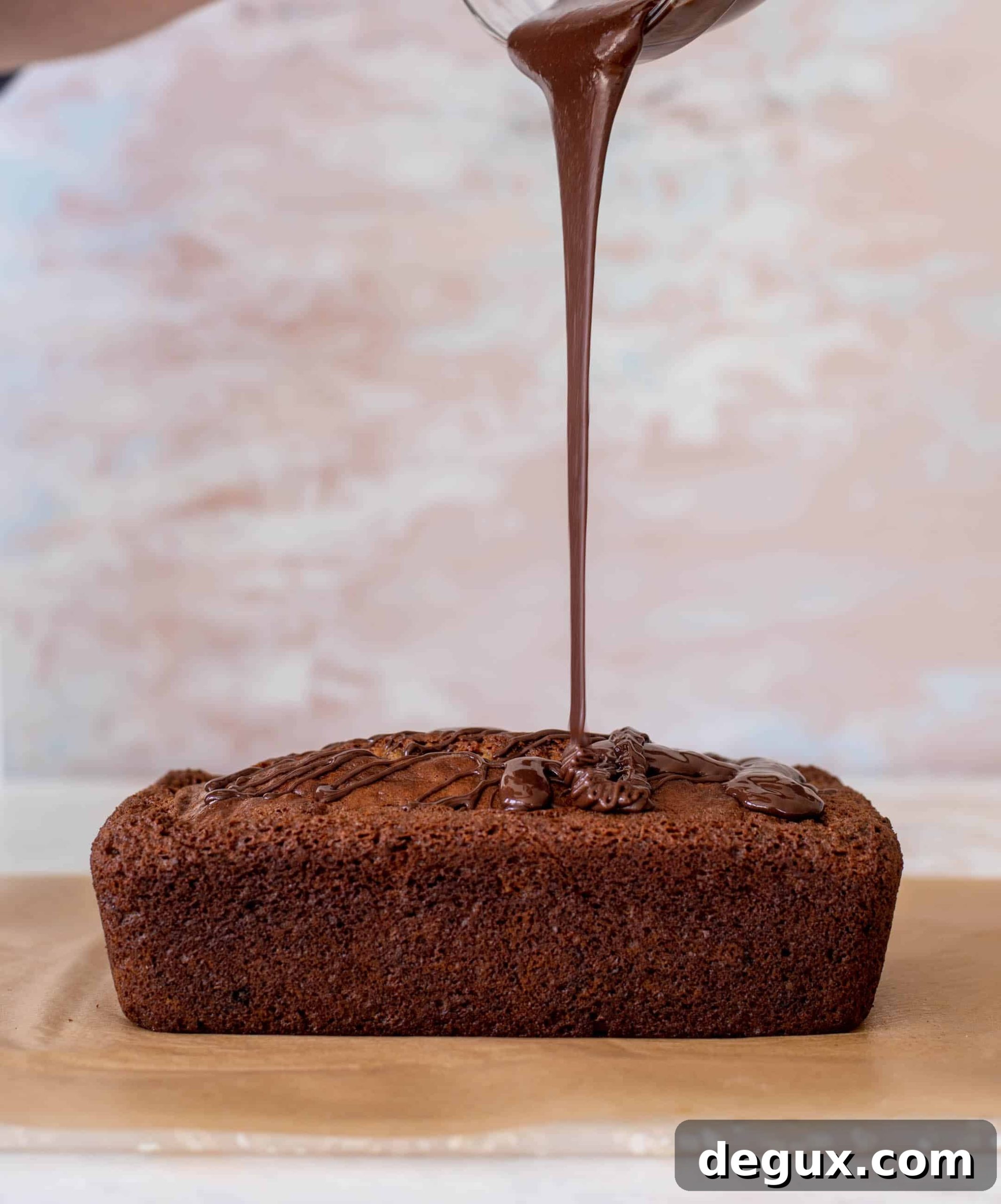 Chocolate-Glazed Banana Bread Recipe with Moist Texture 6 chocolate glazed banana bread