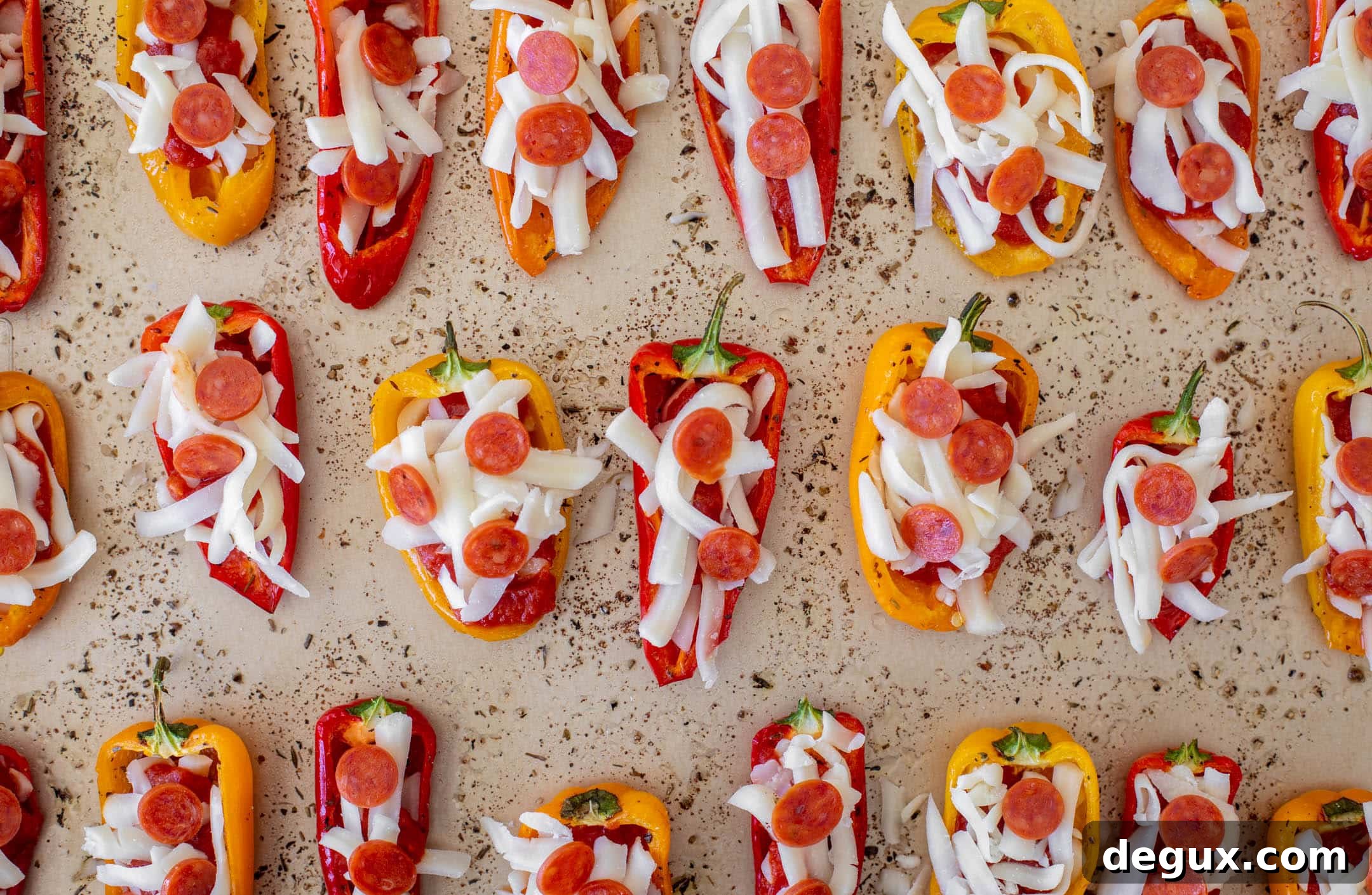 Game Day Pepperoni Pizza Poppers: Bite-Sized Party Appetizers 4 game day pizza pepper poppers