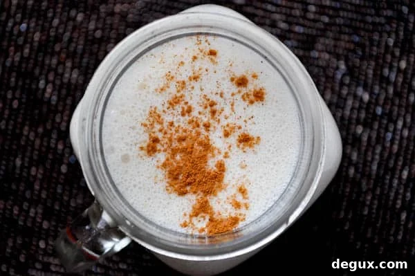 ApplePie-2 Apple pie smoothie in a jar
