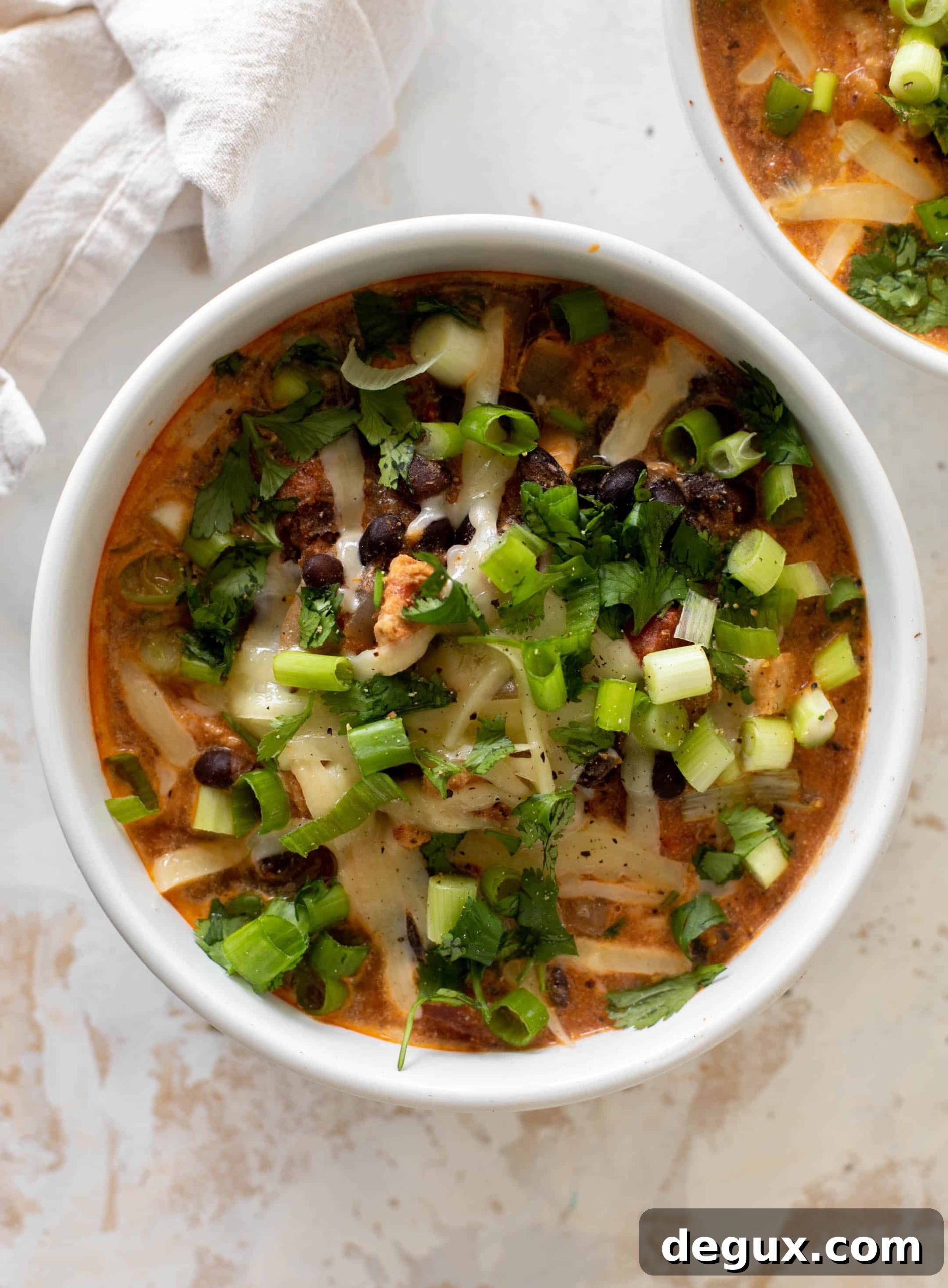 black bean chicken chili