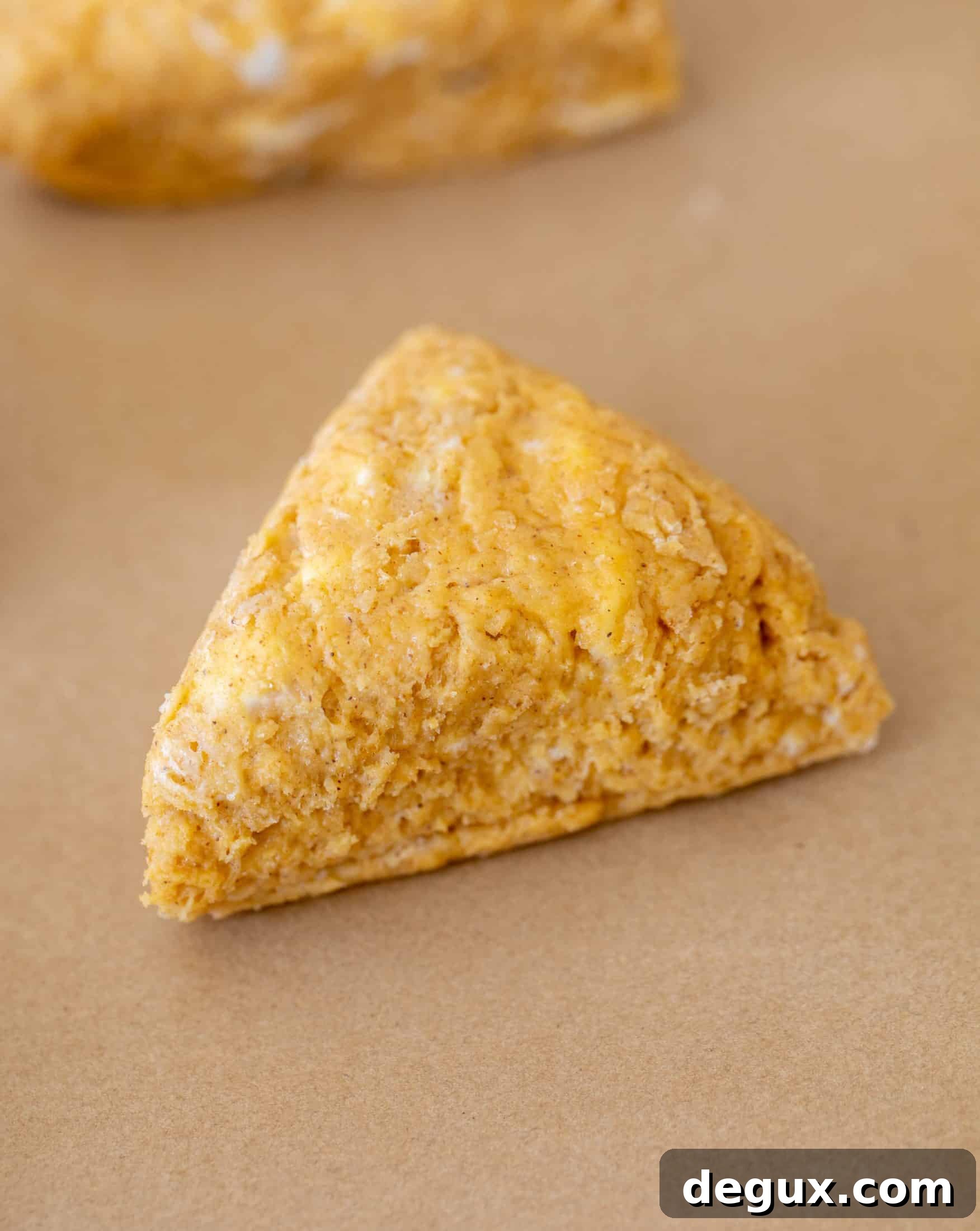 pumpkin scones with espresso glaze