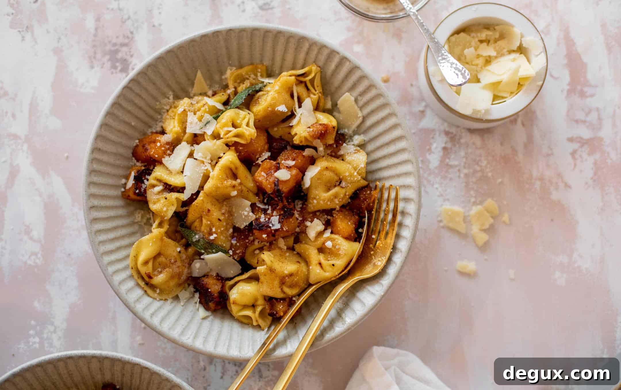 Butternut Squash Tortellini Skillet with Sage Brown Butter 7 butternut squash tortellini skillet