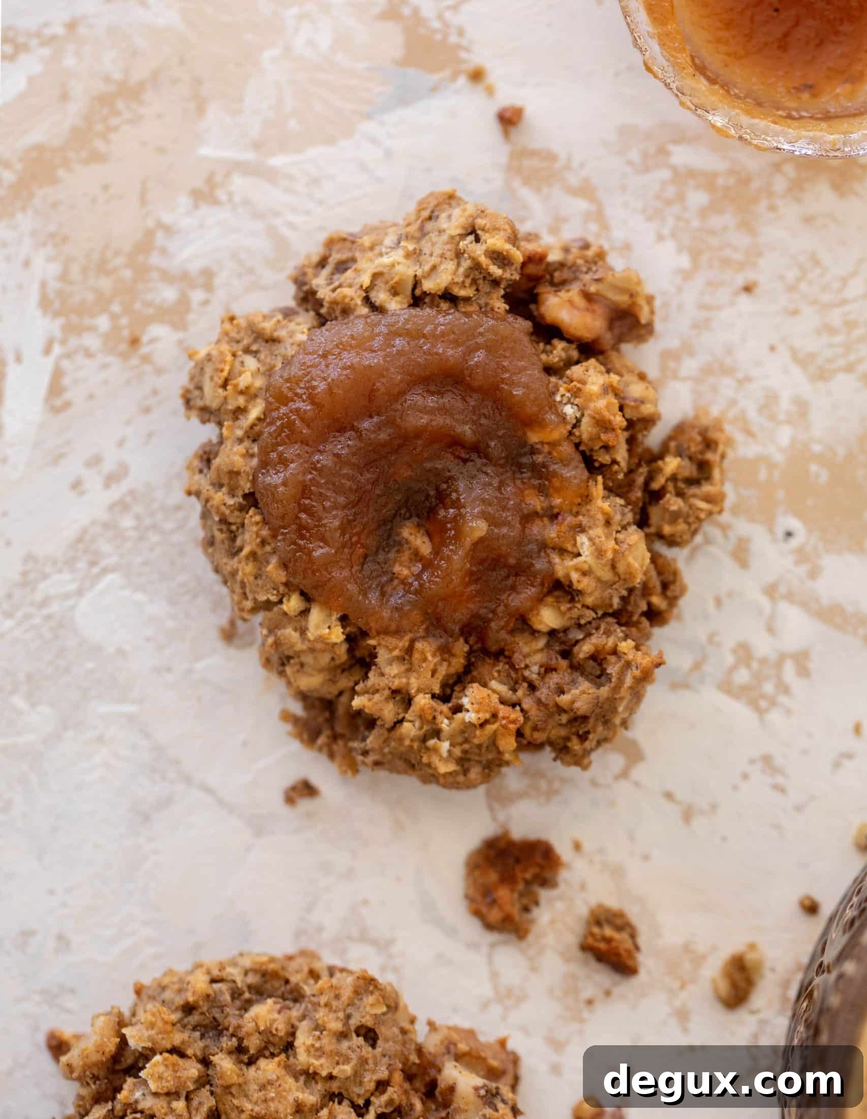 Apple Oatmeal Breakfast Cookies Recipe with Cinnamon & Raisins 2 apple butter oatmeal breakfast cookies