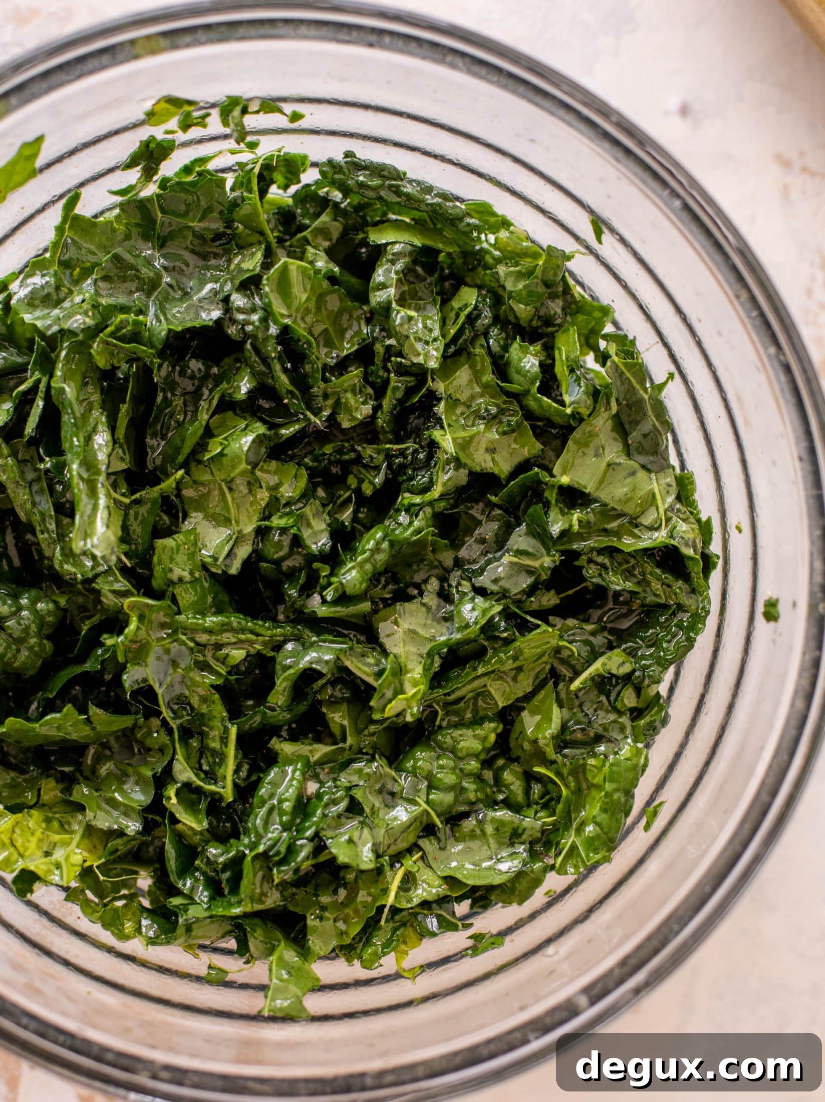 winter kale salad with salmon