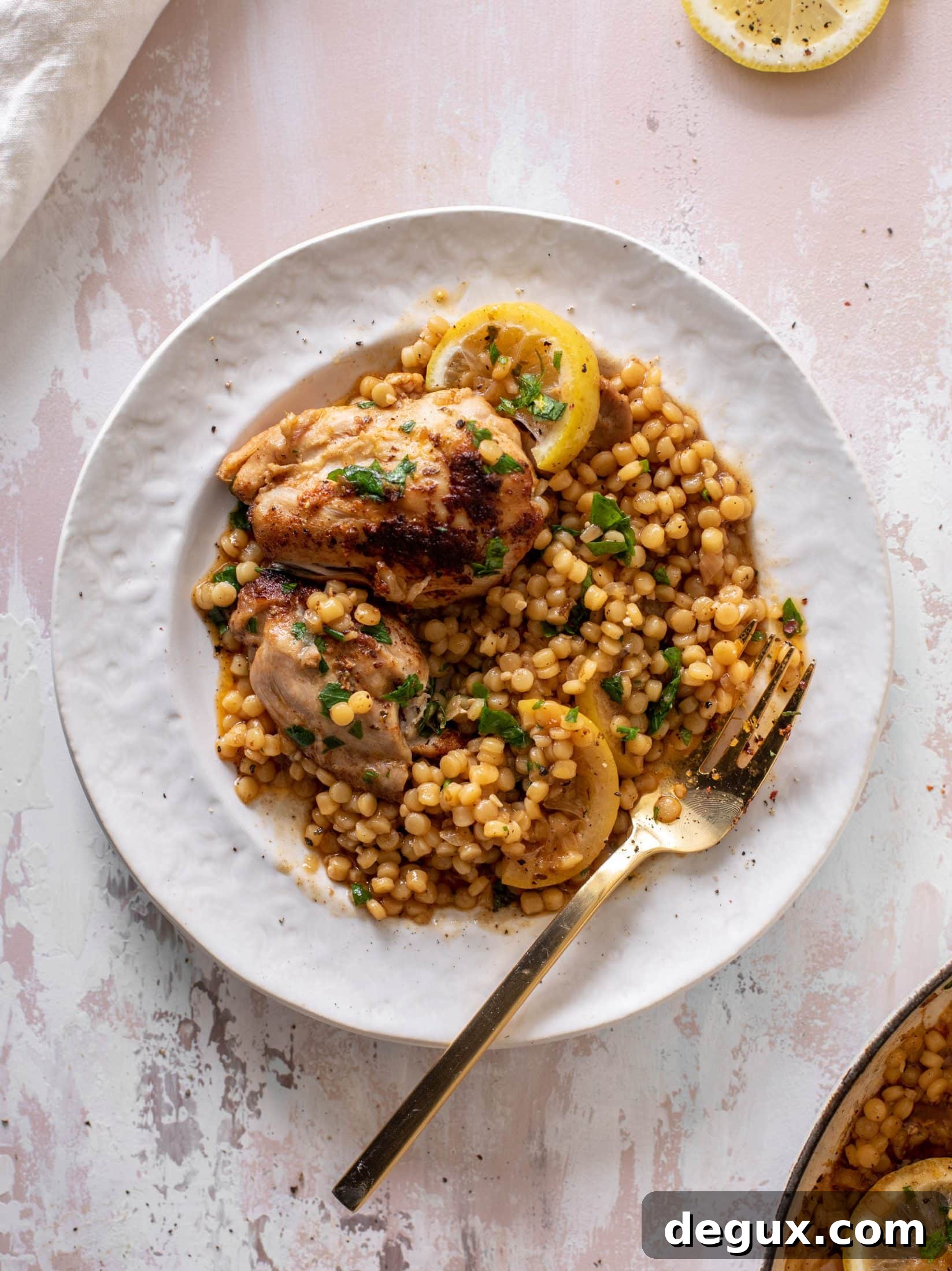one pot lemon chicken couscous