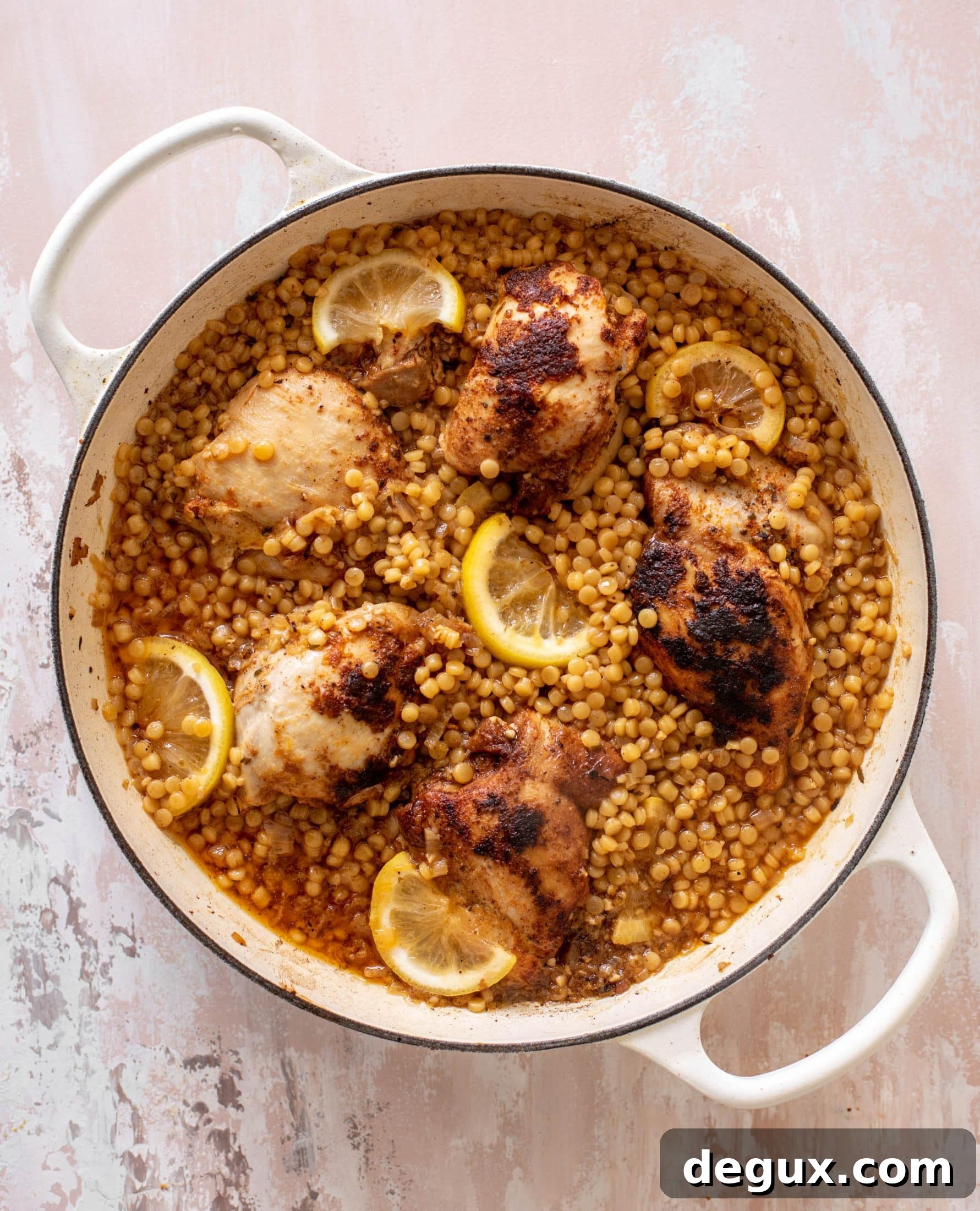 one pot lemon chicken couscous