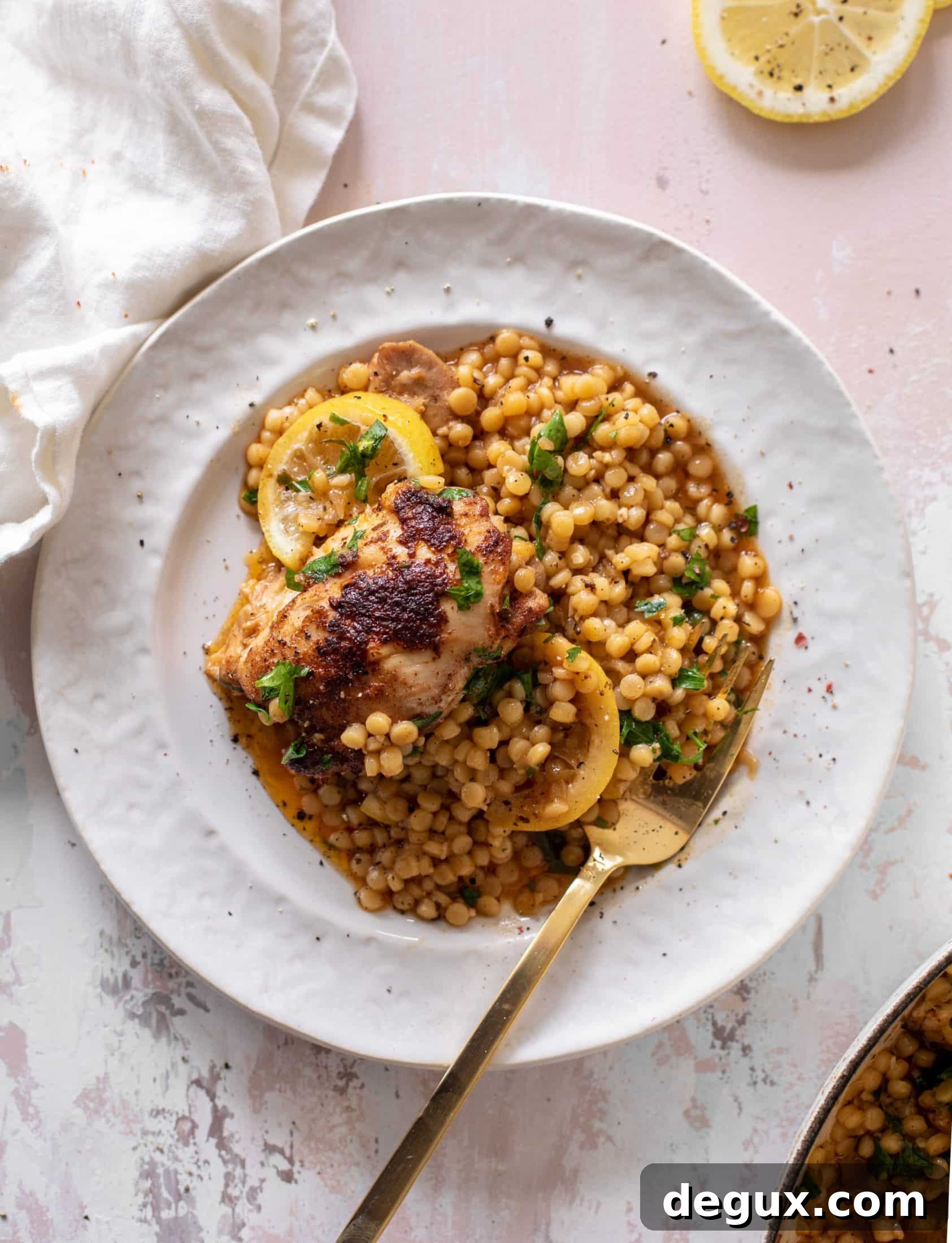 one pot lemon chicken couscous