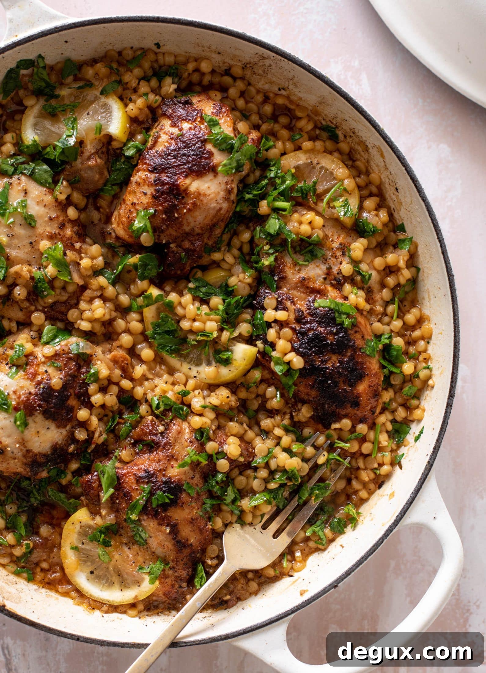 one pot lemon chicken couscous