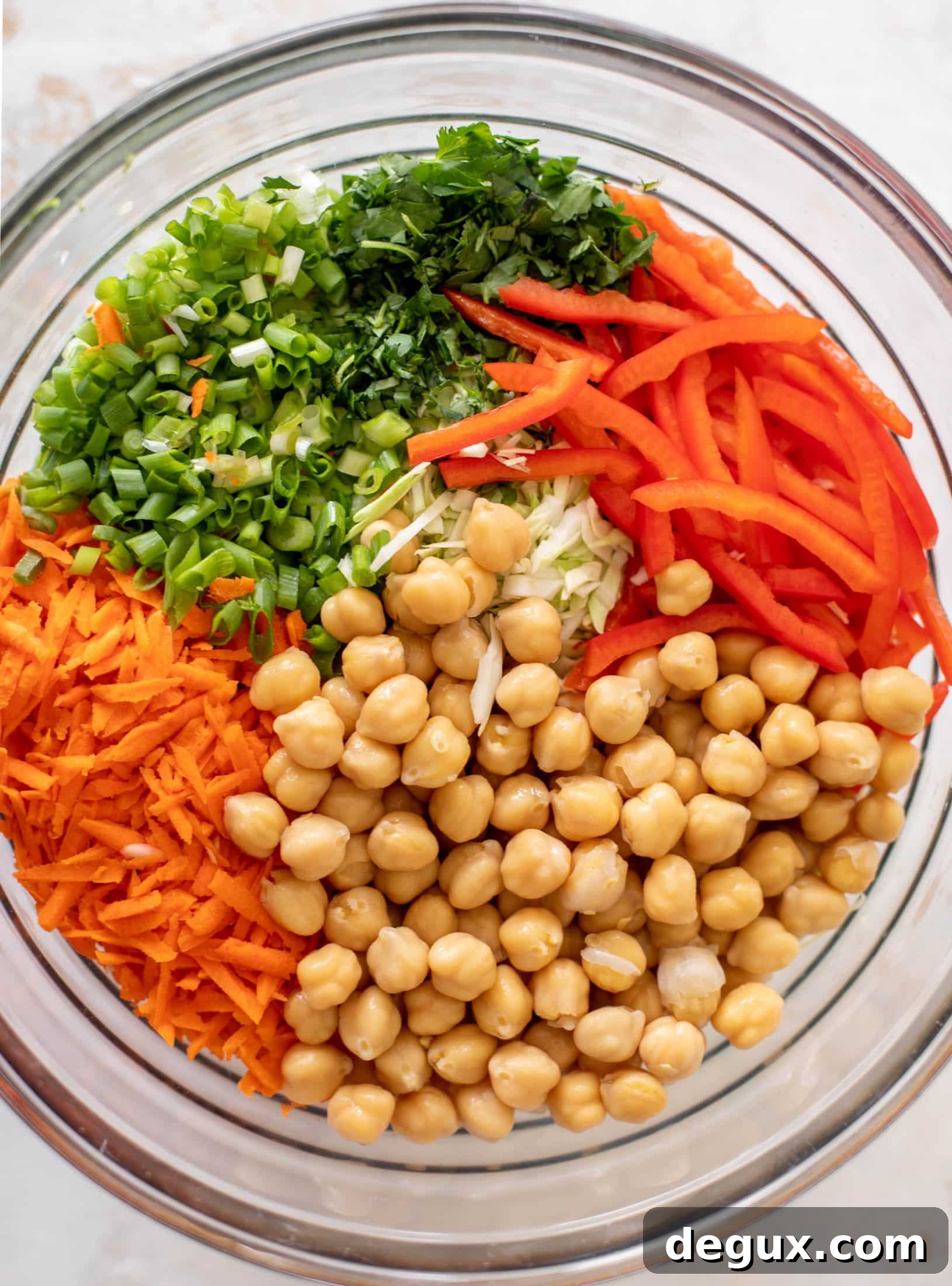 Crispy Chickpea Salad with Creamy Peanut Dressing 4 chickpea crunch salad with peanut dressing