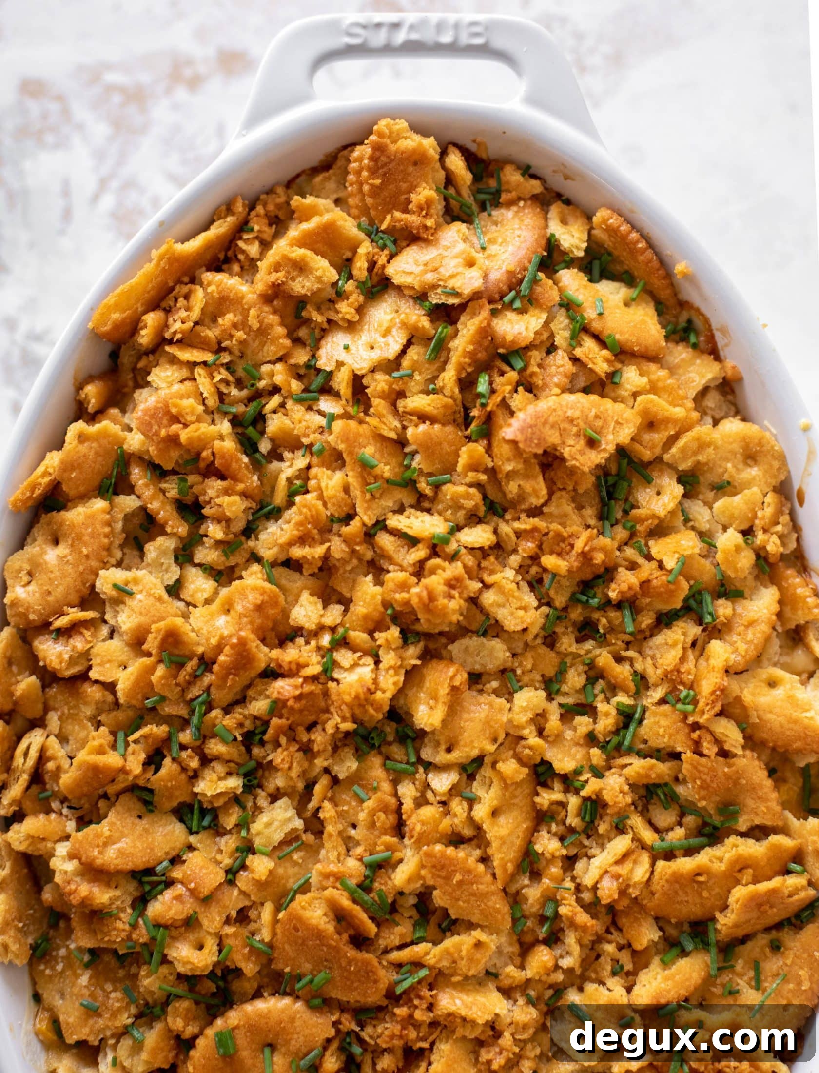 scalloped corn with ritz cracker crunchies