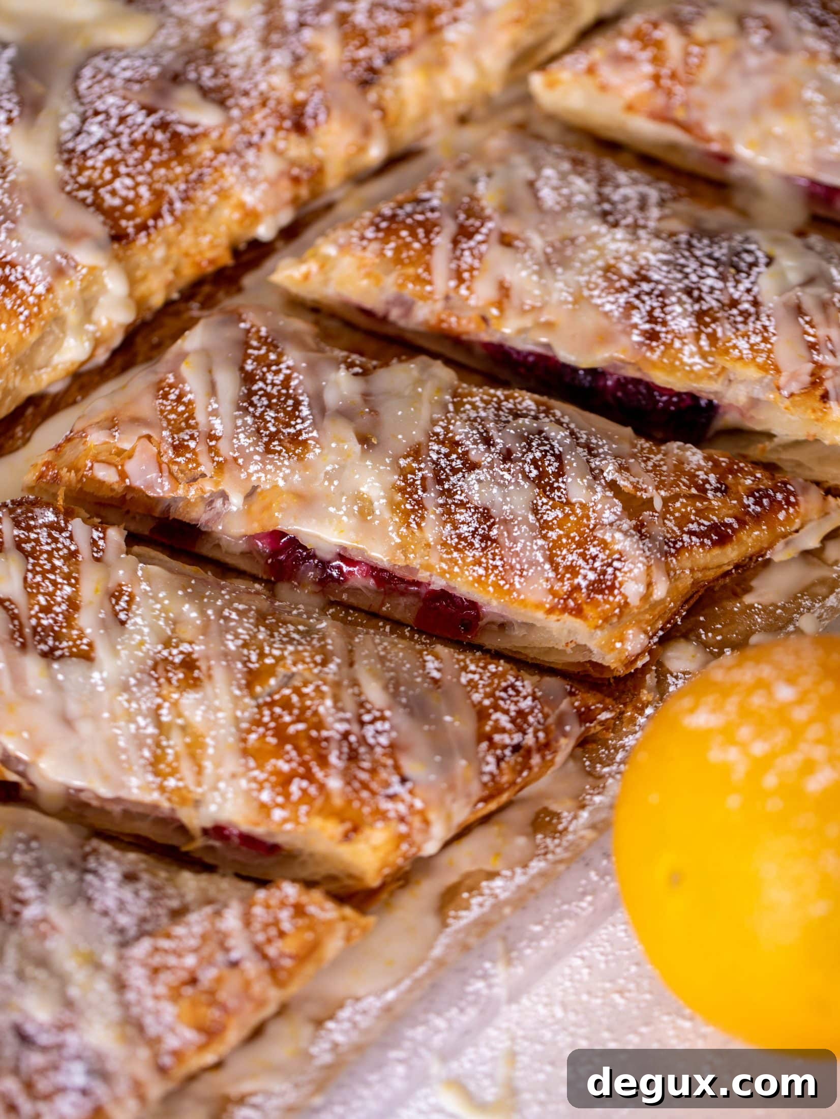 Cranberry Orange Cream Cheese Danish Recipe for Holiday Brunch 11 cranberry orange cheese danish