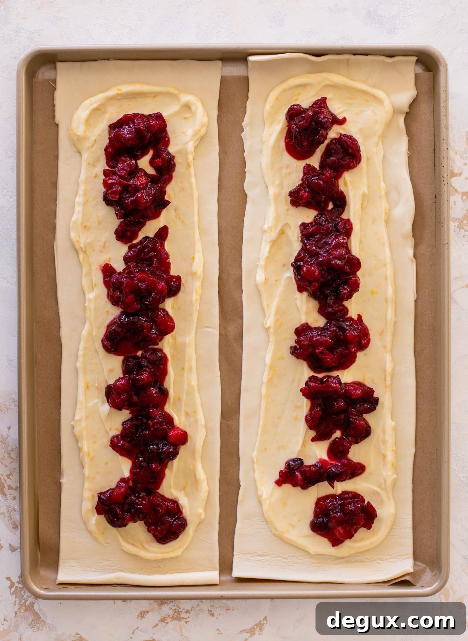 Cranberry Orange Cream Cheese Danish Recipe for Holiday Brunch 7 cranberry orange cheese danish