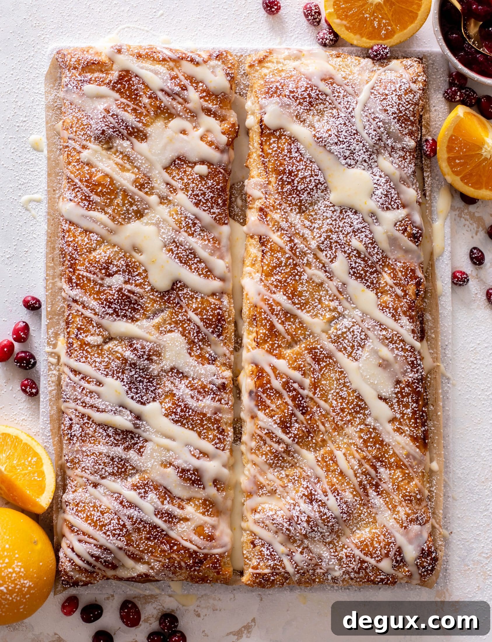 Cranberry Orange Cream Cheese Danish Recipe for Holiday Brunch 9 cranberry orange cheese danish