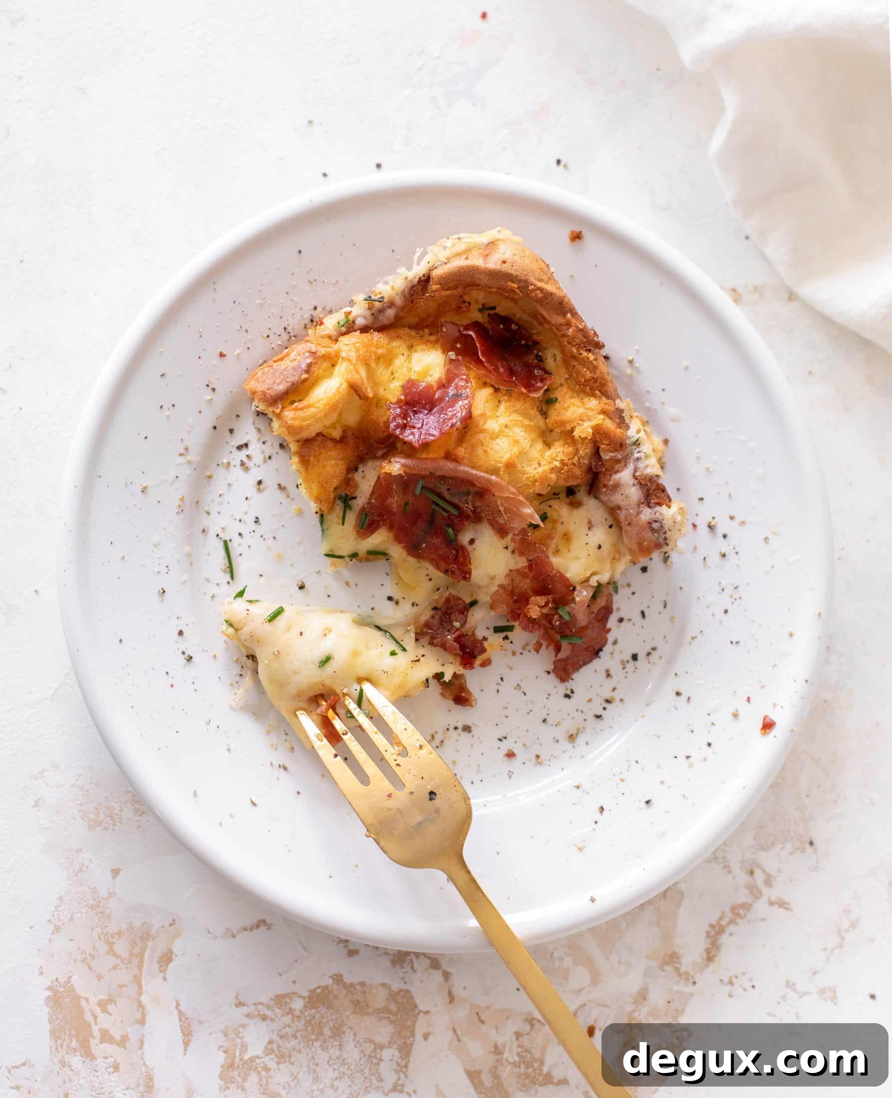 crispy ham and cheese dutch baby