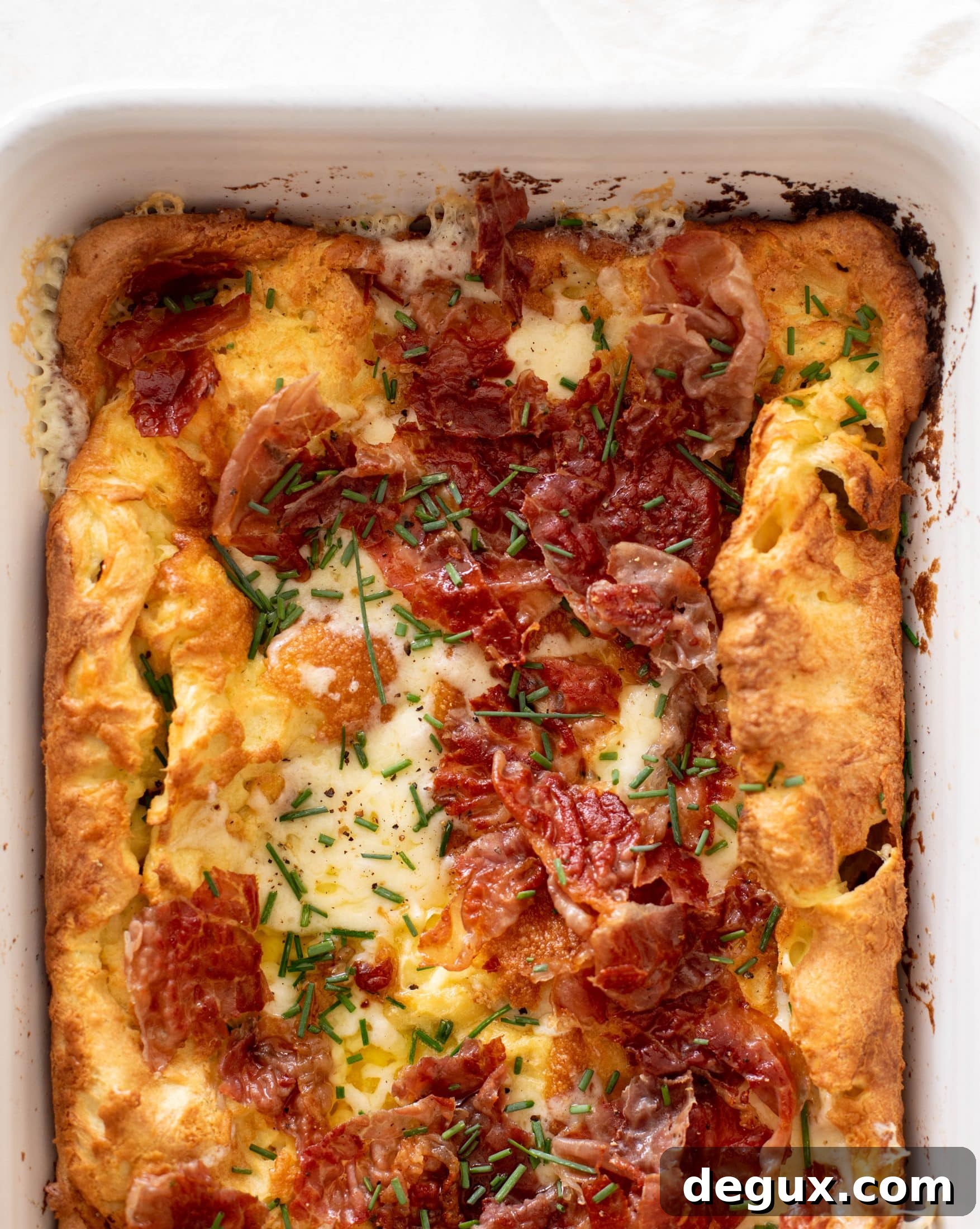 crispy ham and cheese dutch baby