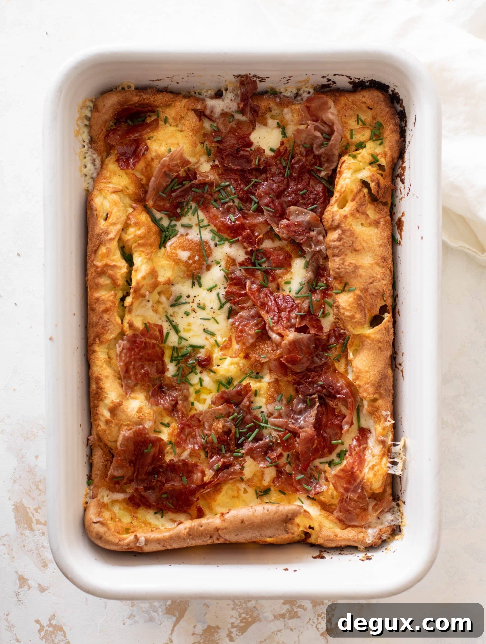 crispy ham and cheese dutch baby