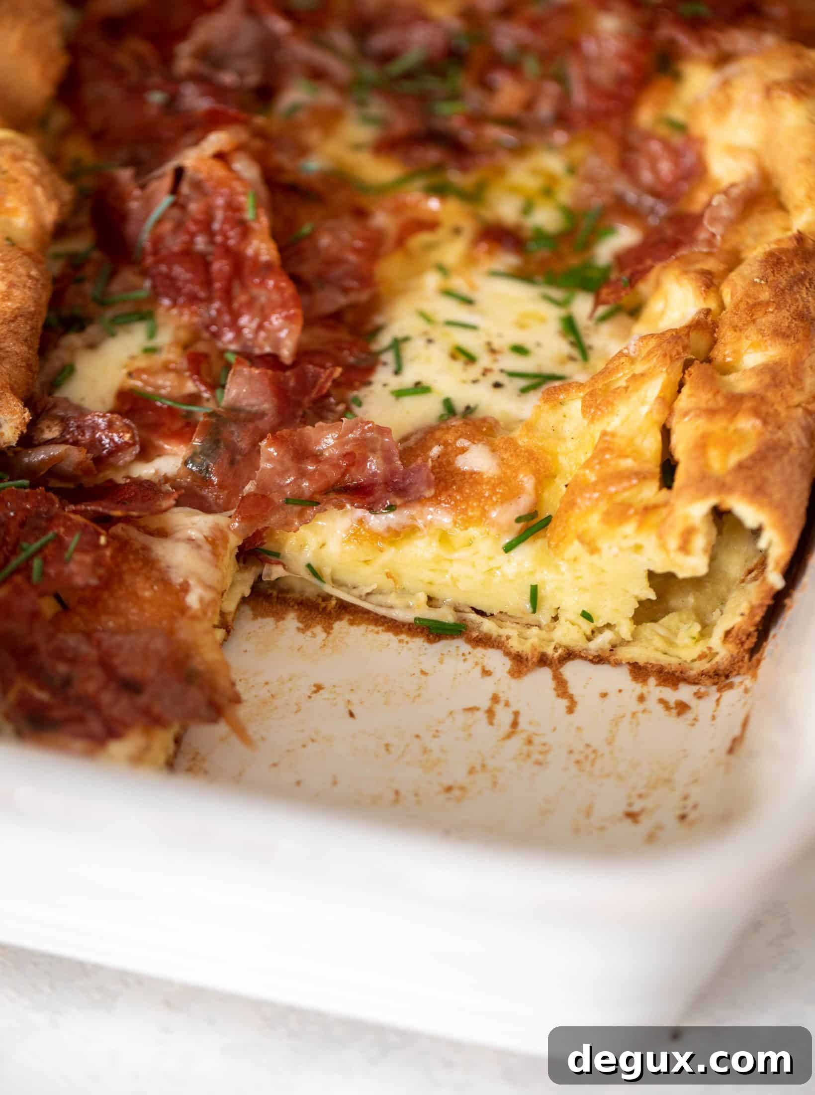 crispy ham and cheese dutch baby