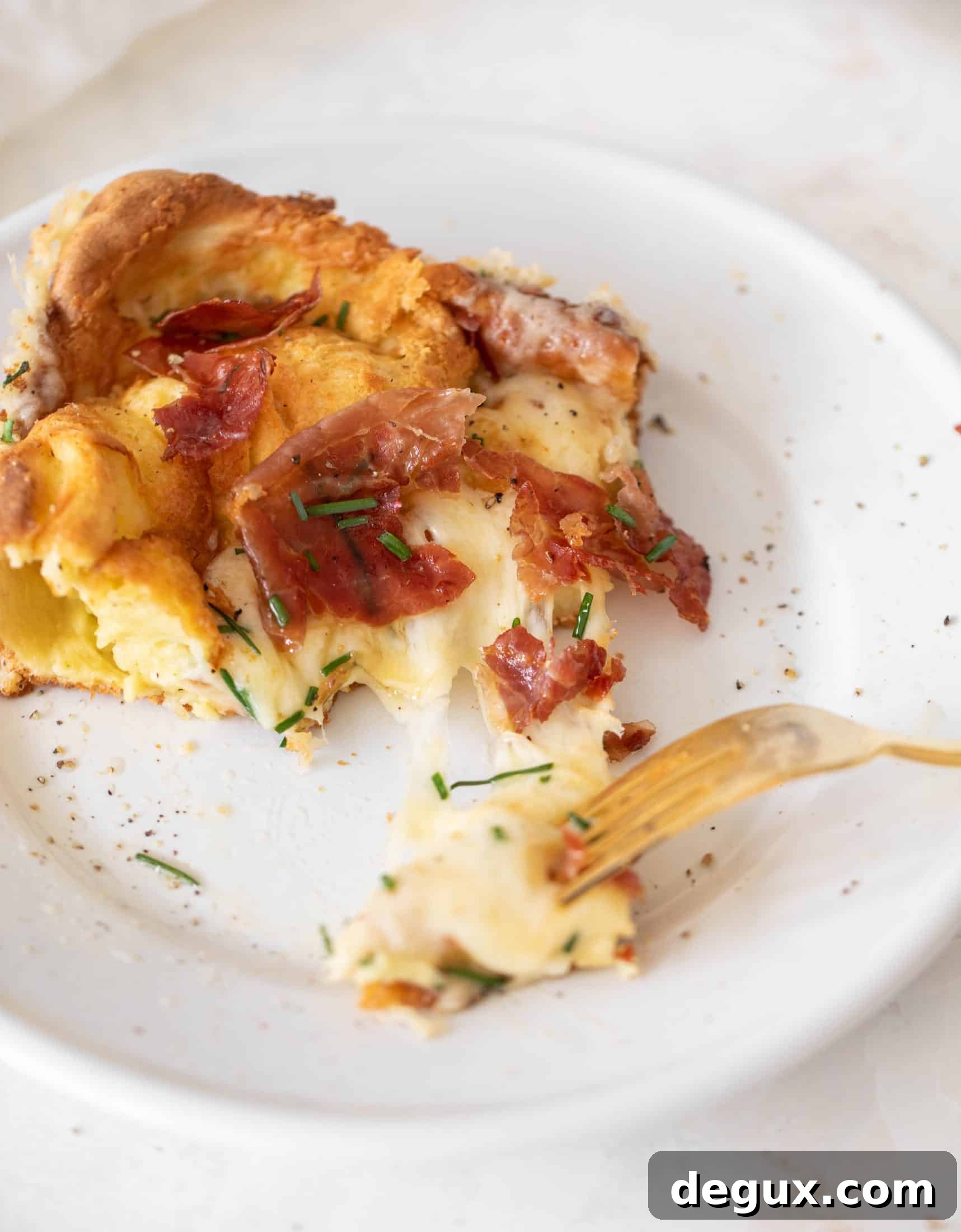 crispy ham and cheese dutch baby