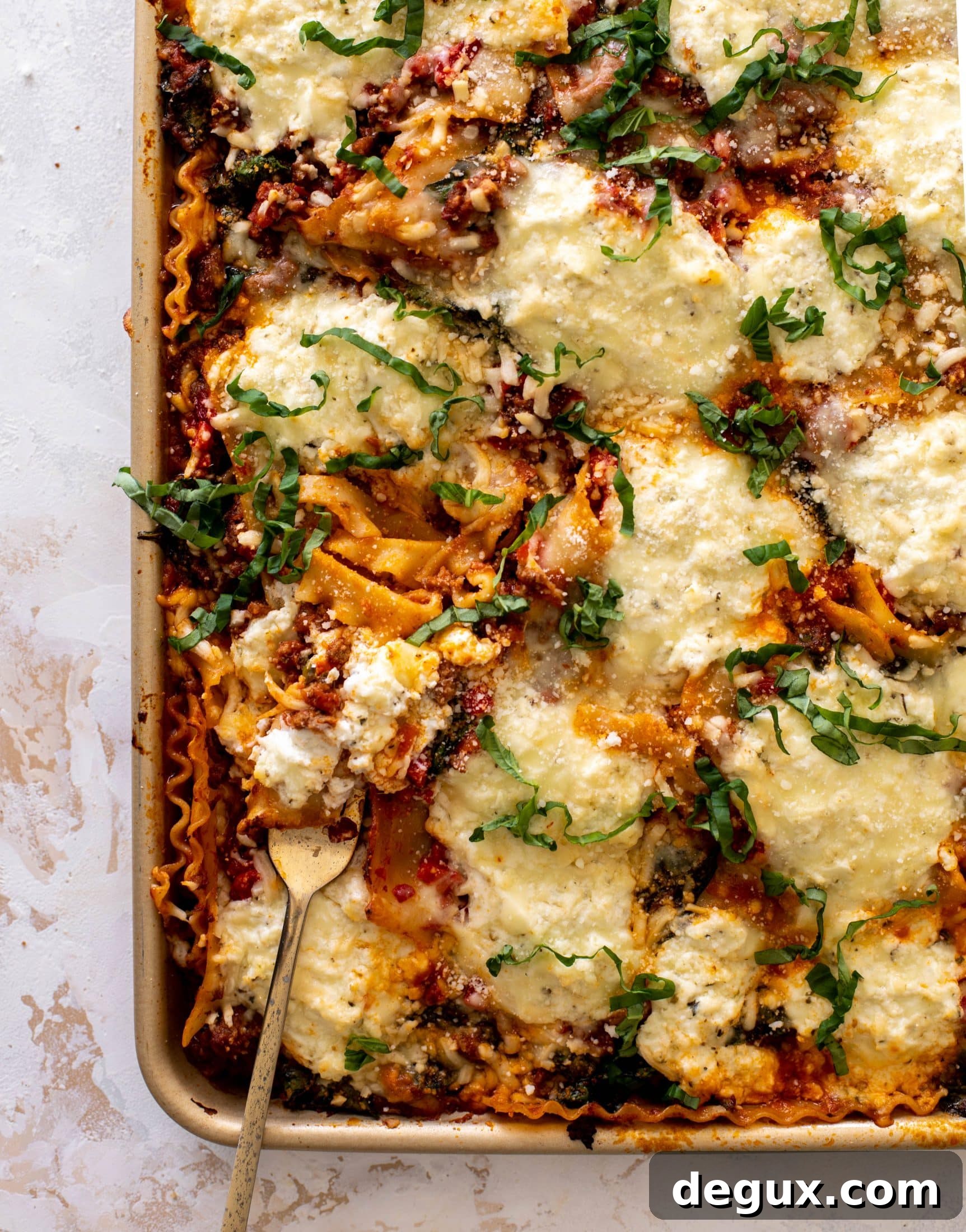 sheet pan lasagna