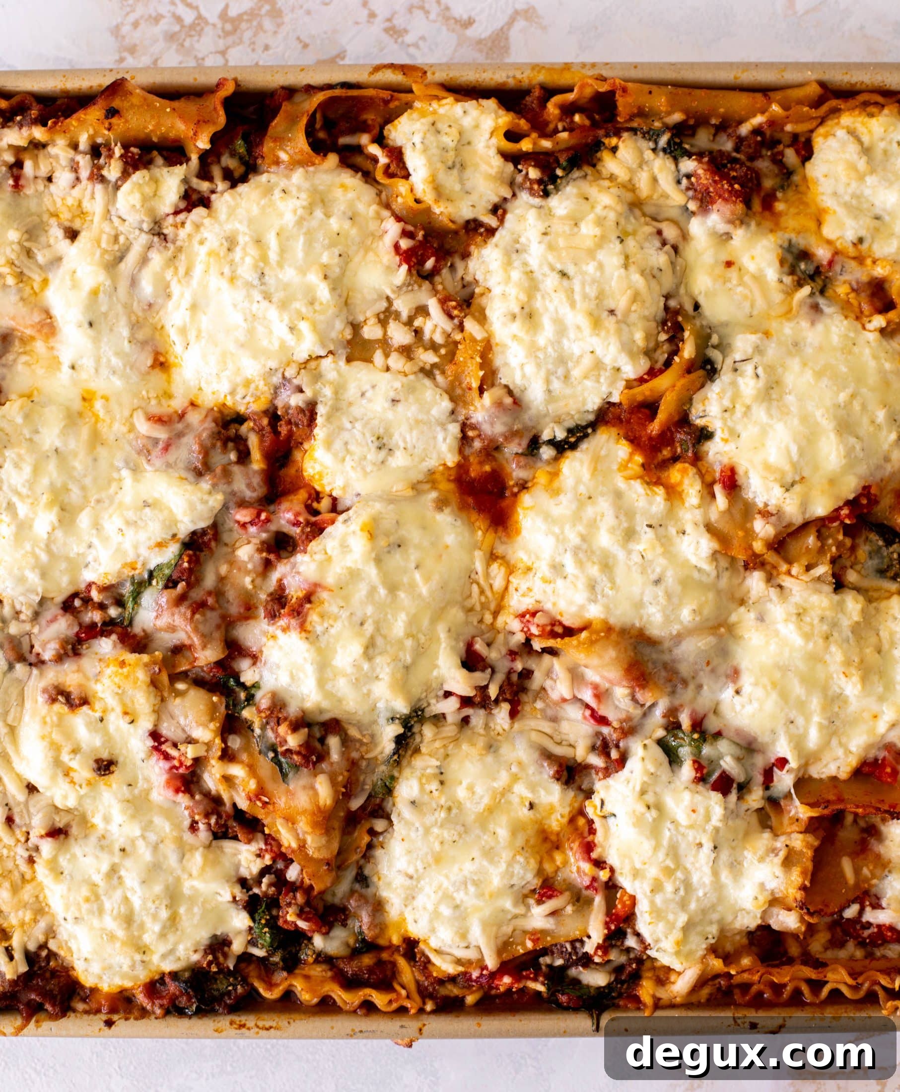 sheet pan lasagna